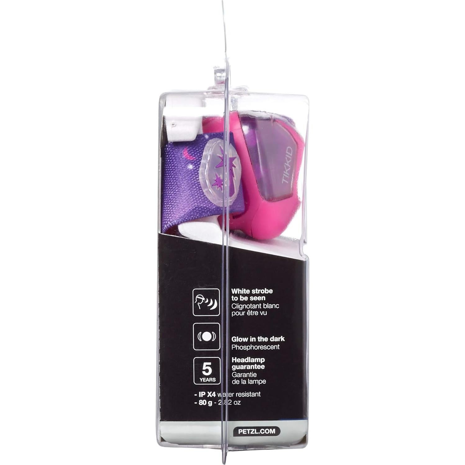 Linterna Frontal PETZL TIKKID 20 Lúmenes Rosa para Niños