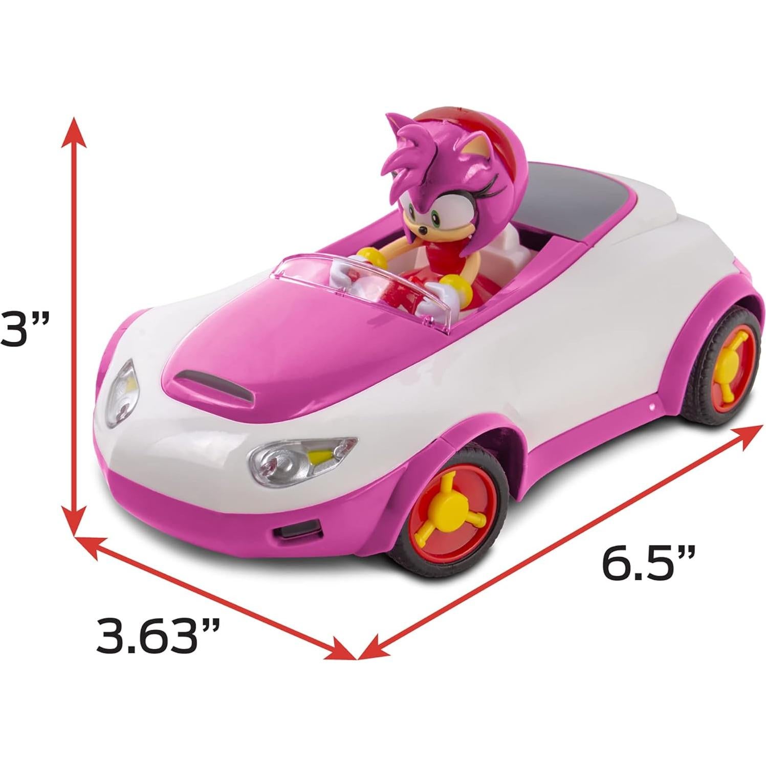 Coche RC Amy Rose 1:28 NKOK - Sonic Team Racing 16.5 cm