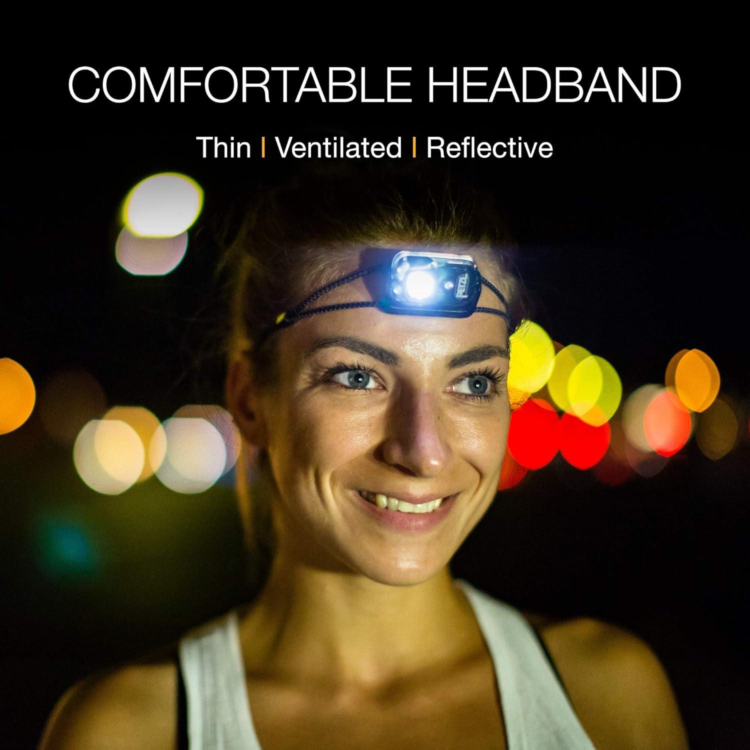 Linterna Frontal Recargable PETZL Bindi 200 Lúmenes Negra