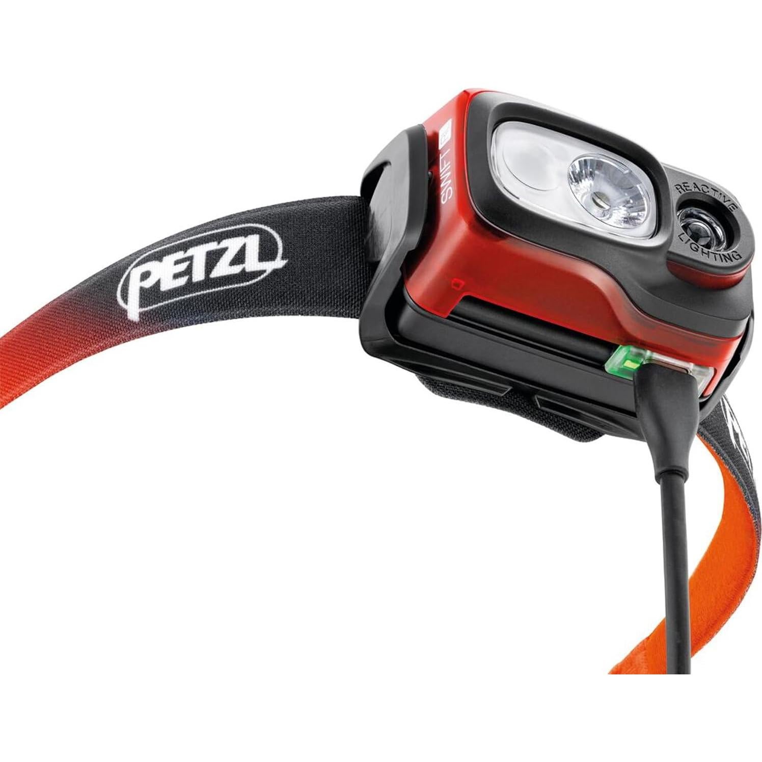 Linterna Frontal PETZL Swift RL Naranja 1100 Lúmenes LED