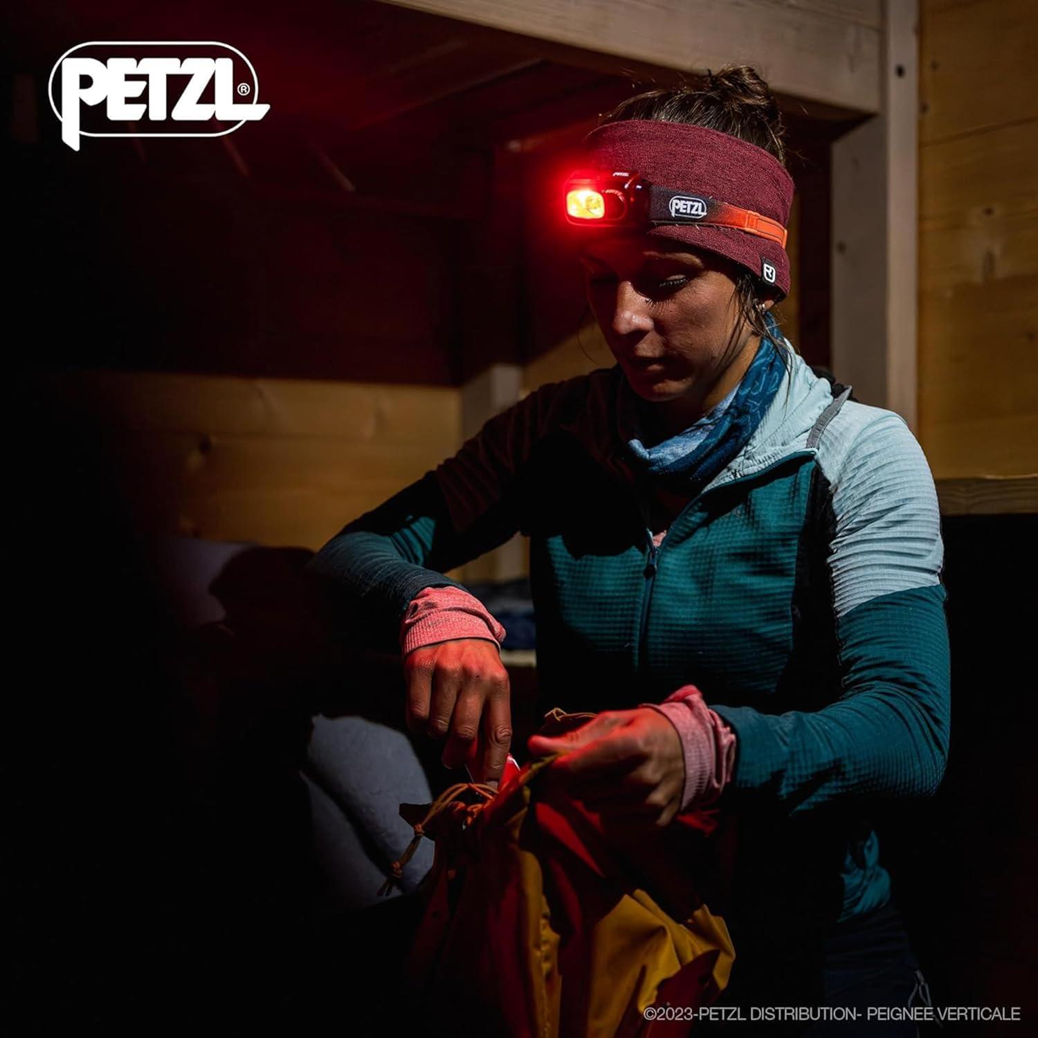 Linterna Frontal PETZL Swift RL Naranja 1100 Lúmenes LED