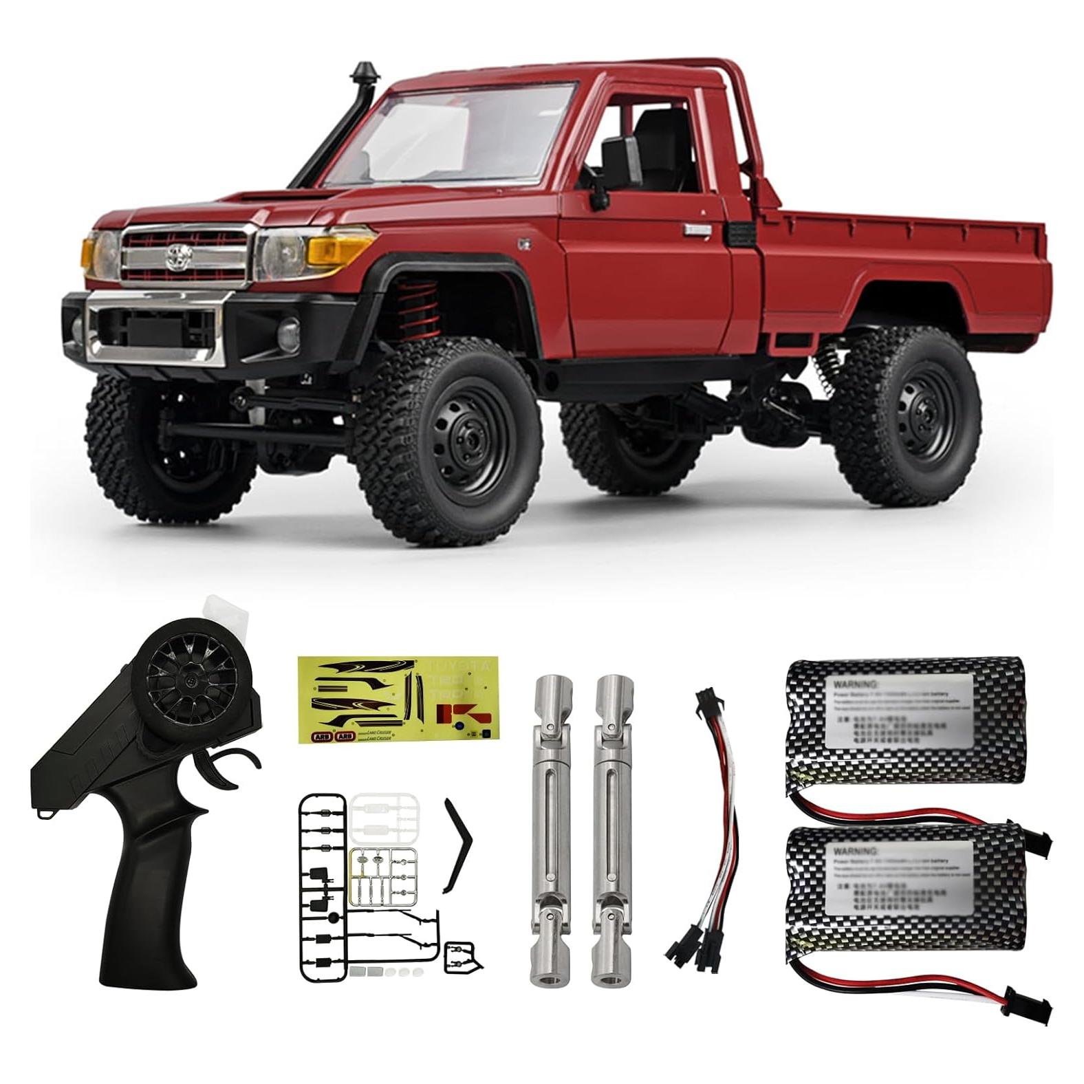 Coche RC Skymaker MN82 1/12 4x4 Todo Terreno Rojo