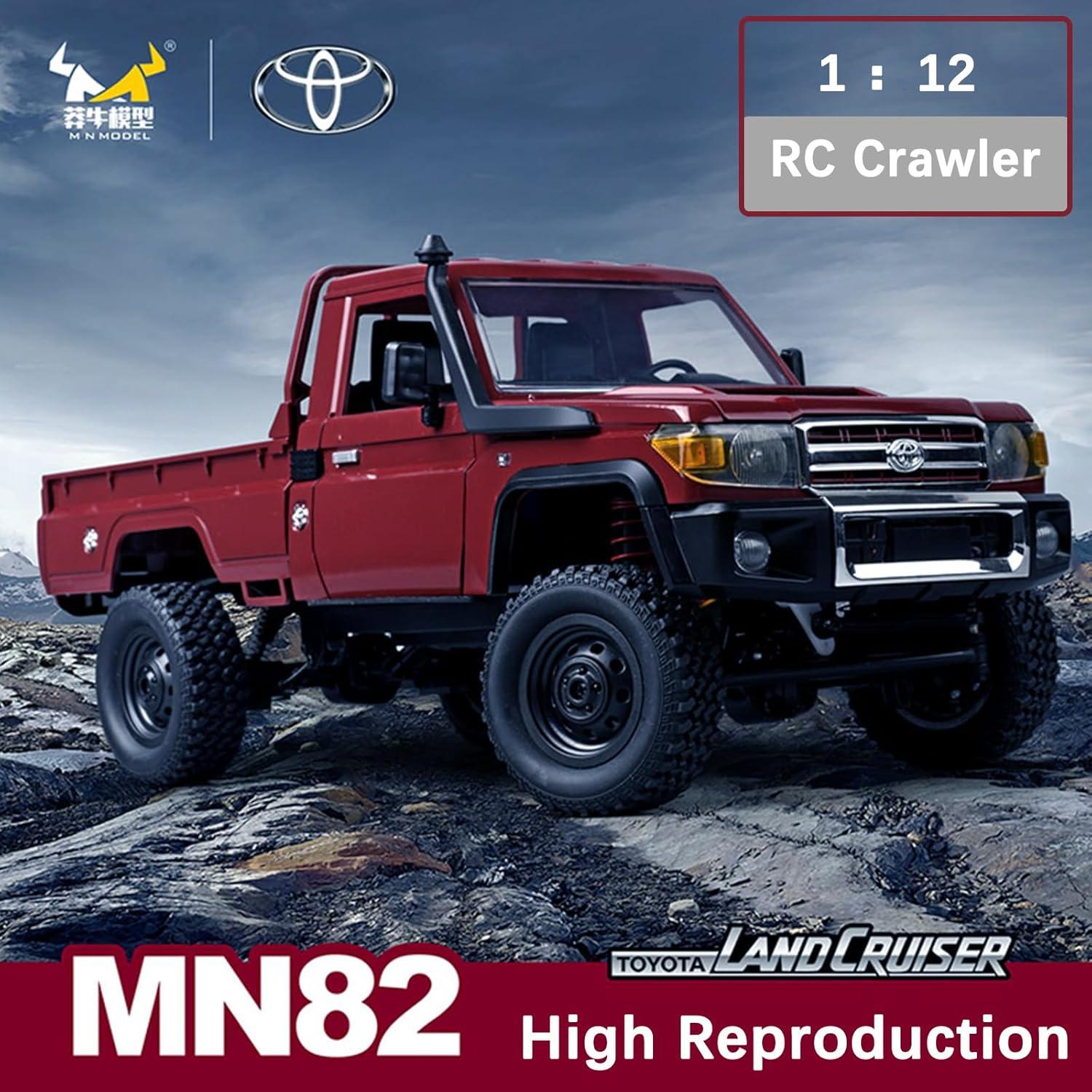Coche RC Skymaker MN82 1/12 4x4 Todo Terreno Rojo