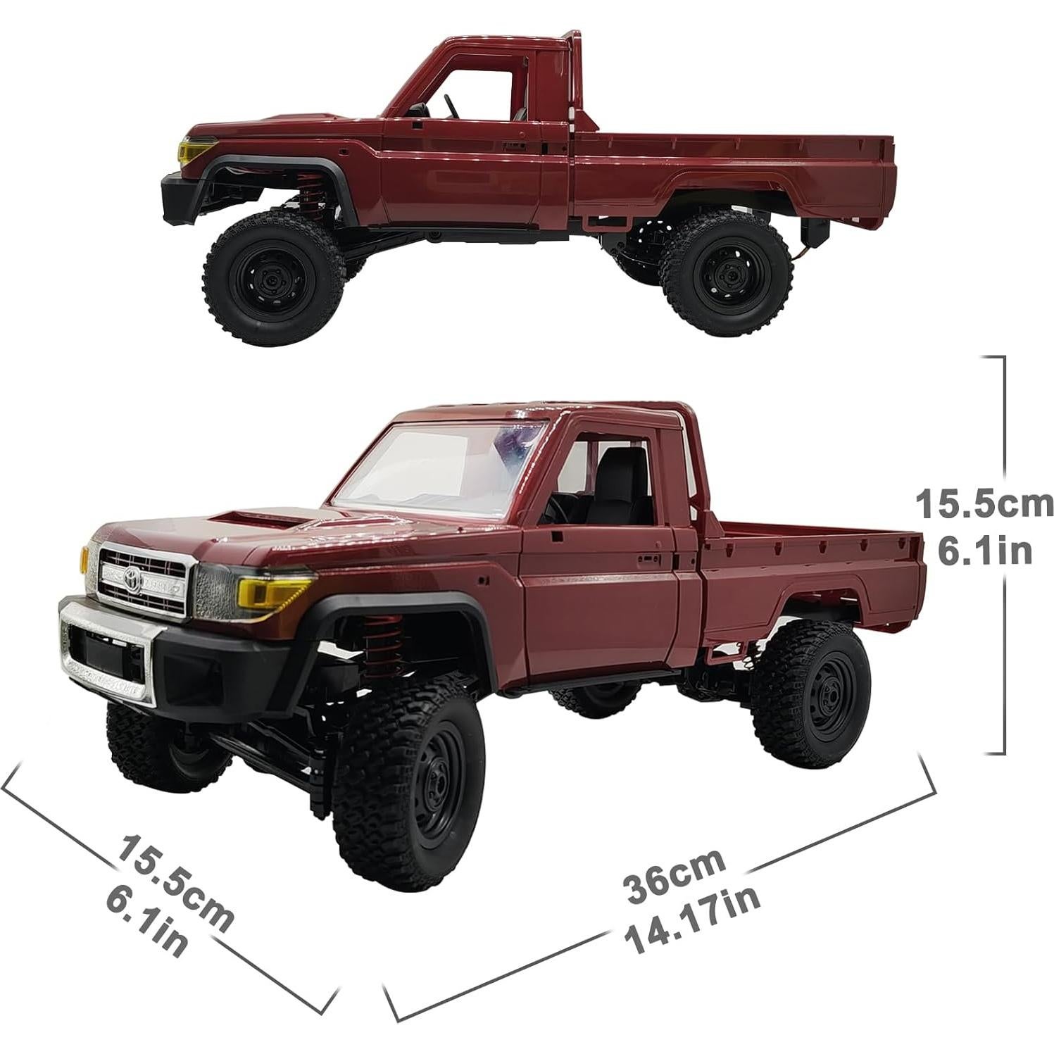 Coche RC Skymaker MN82 1/12 4x4 Todo Terreno Rojo