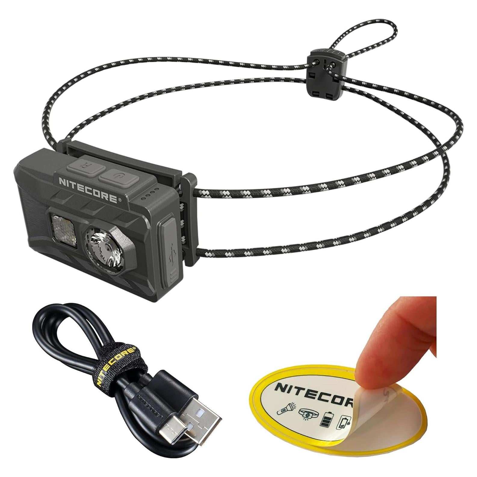 Linterna Frontal Nitecore NU20 Clásico 360 Lúmenes Recargable