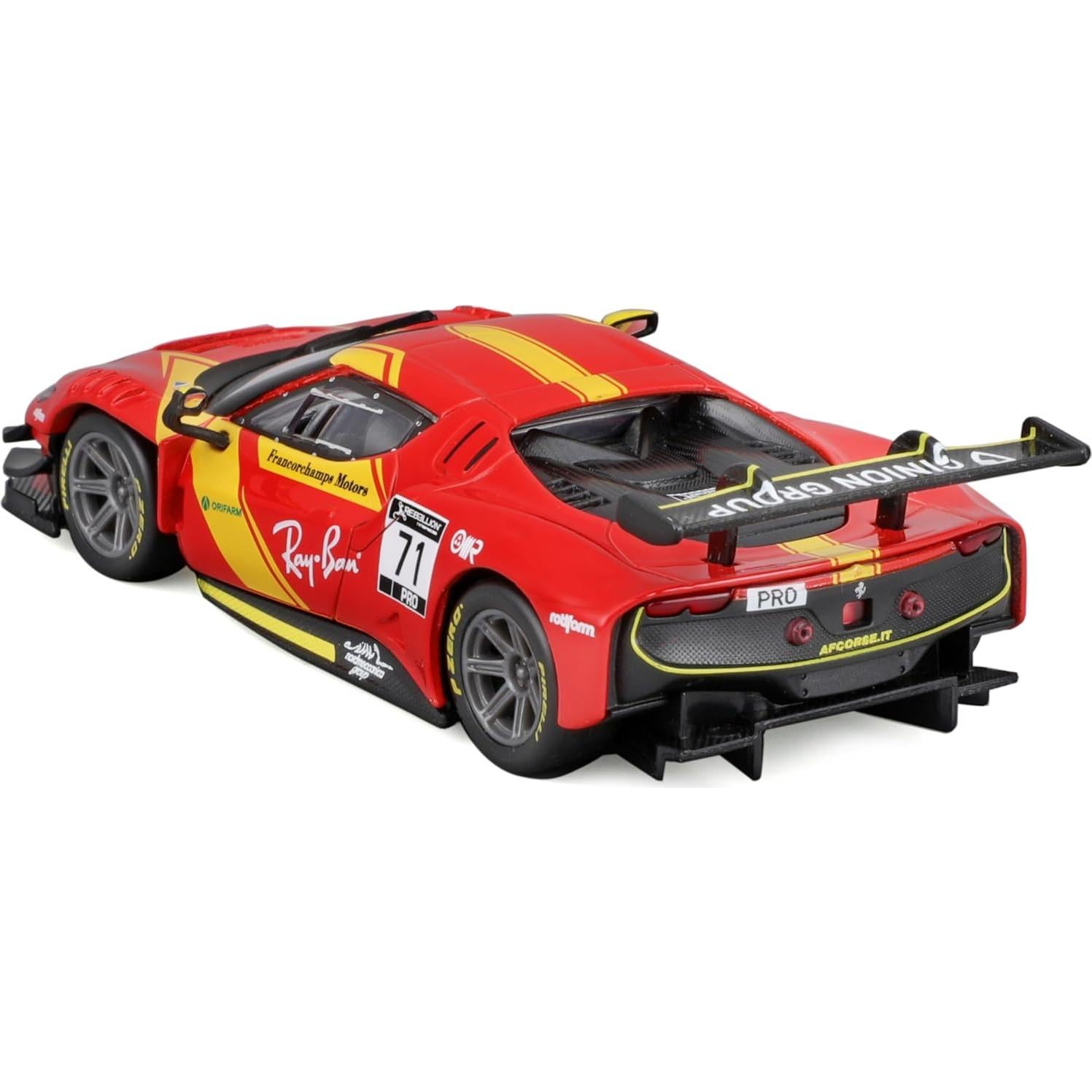 Bburago - Ferrari Racing 296 GT3 2023 - Coche 1:43 Metal