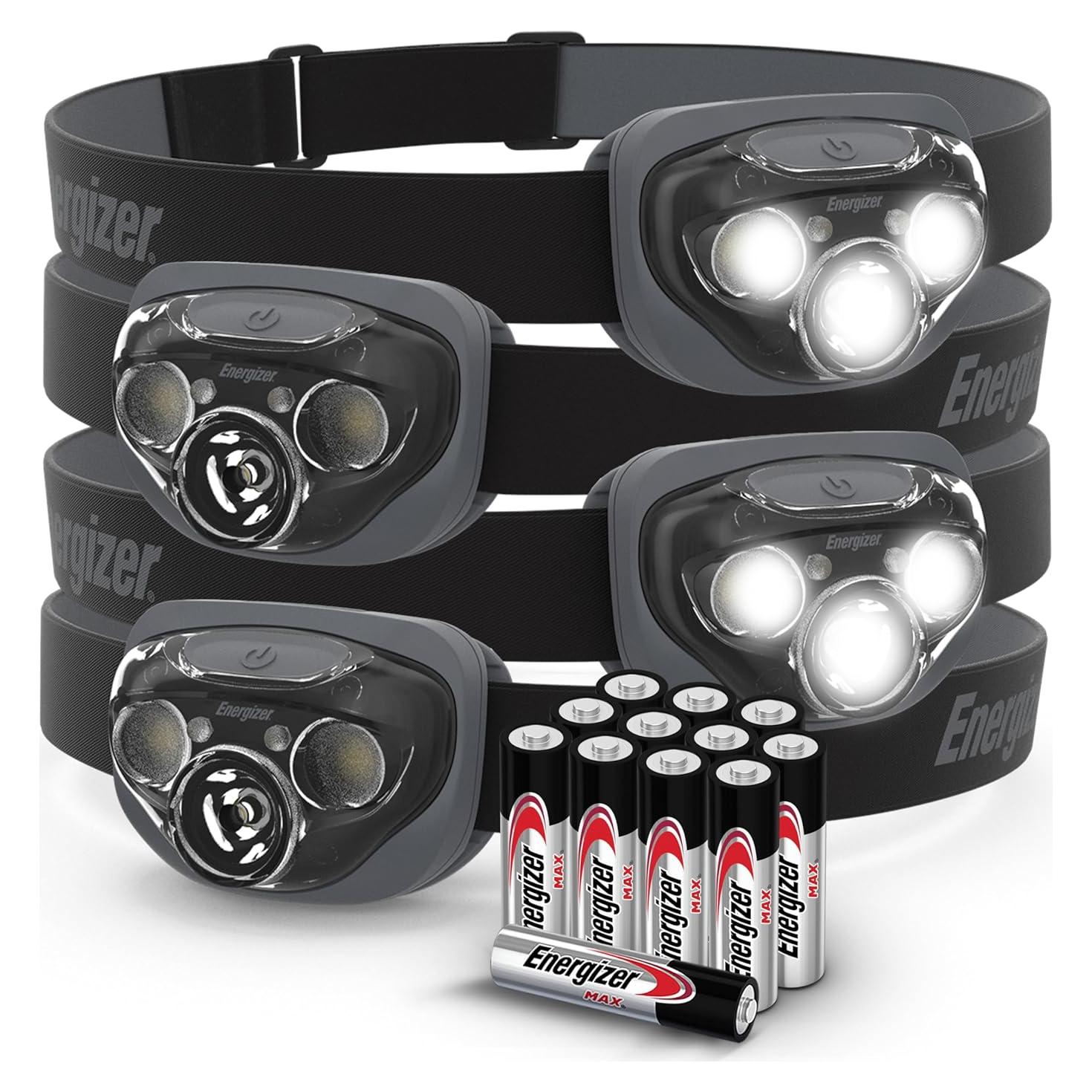 Linternas Frontales Energizer PRO260 - Paquete de 4, 260 Lúmenes