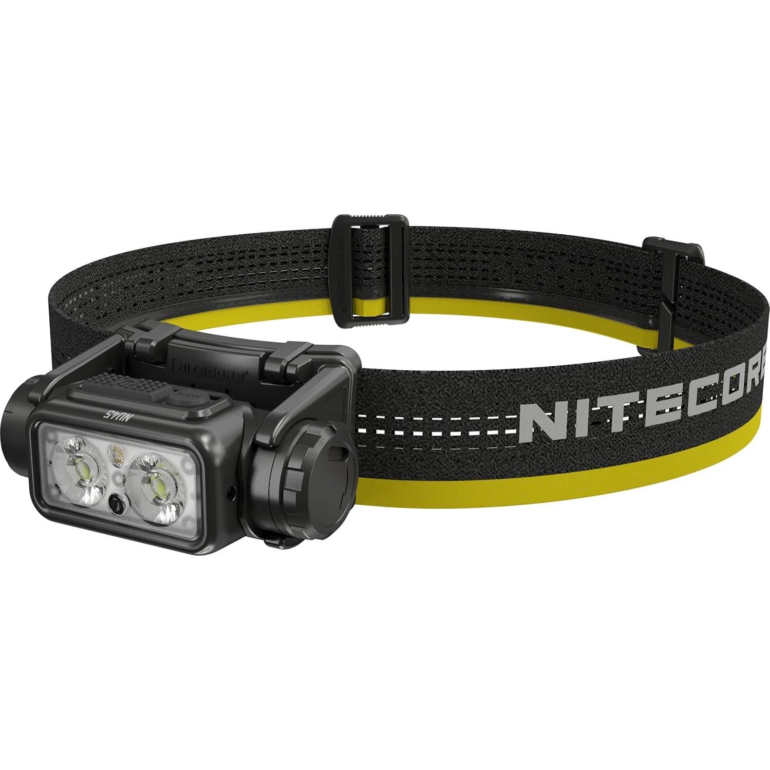 Linterna Frontal Nitecore NU45 1700 Lúmenes USB-C Camping