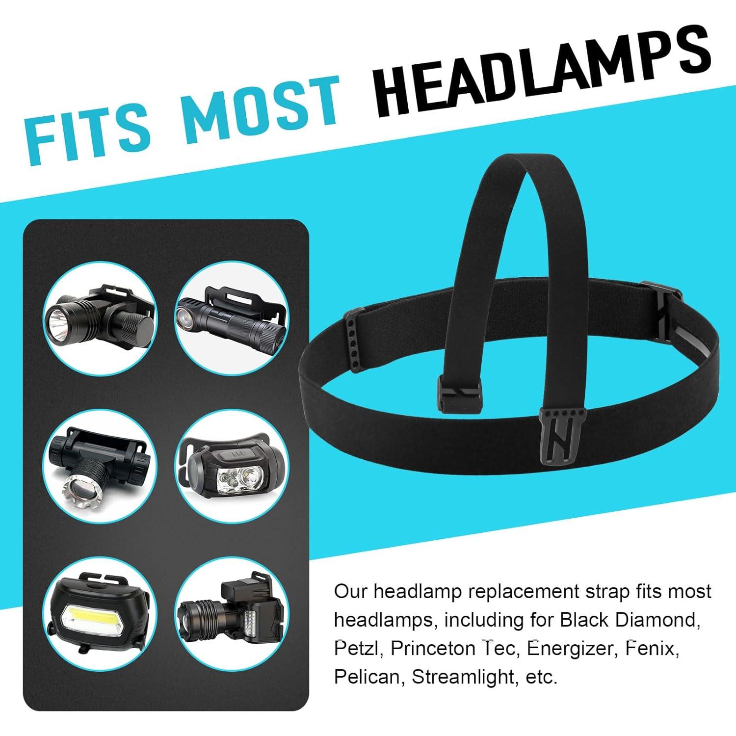 Correa de Reemplazo para Linterna Frontal Dairrr Fuuu 2 Pcs