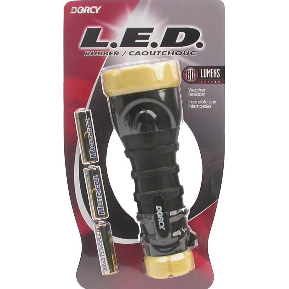 Linterna LED Dorcy 180 lúmenes resistente al agua con agarre