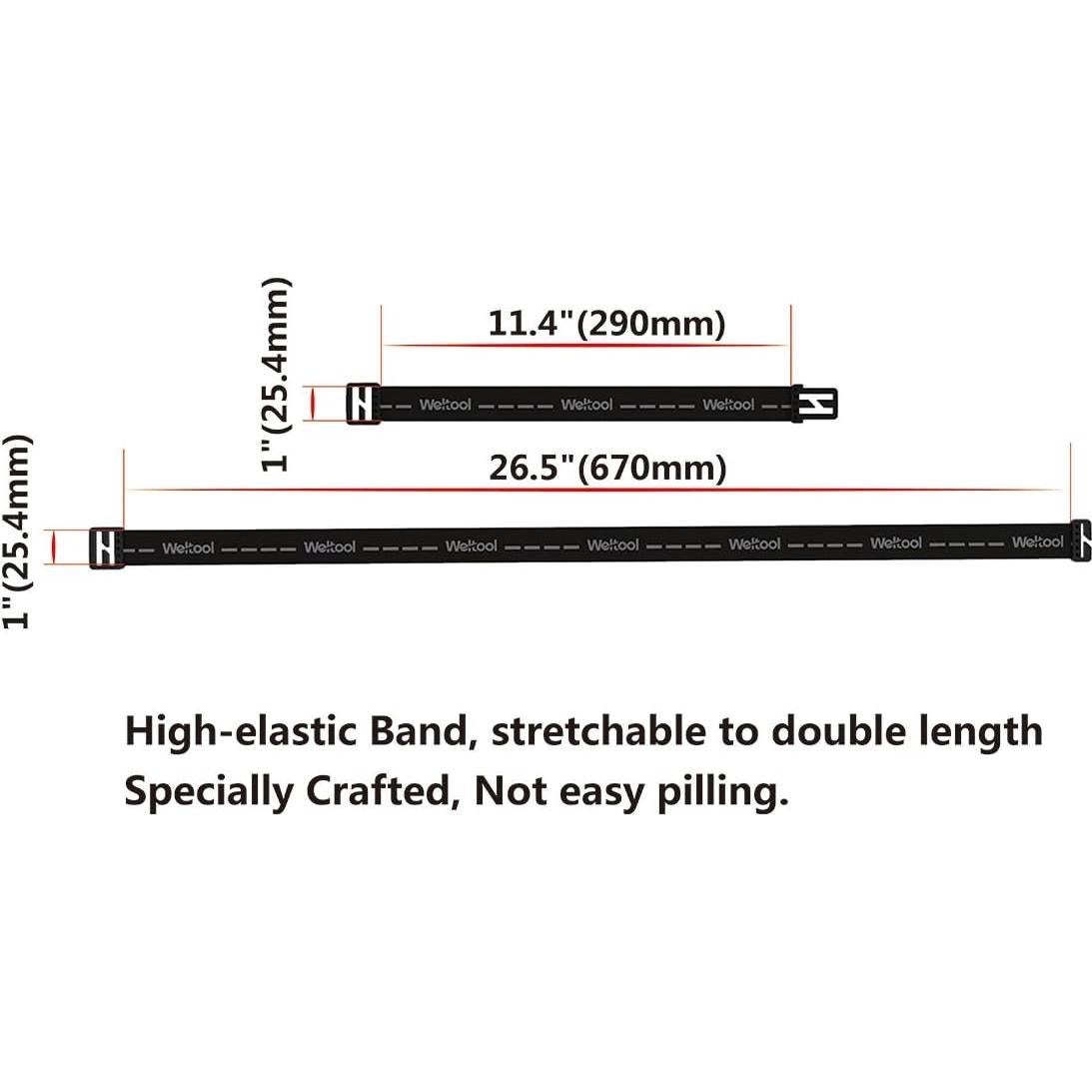 Banda elástica antideslizante Weltool para linternas frontales