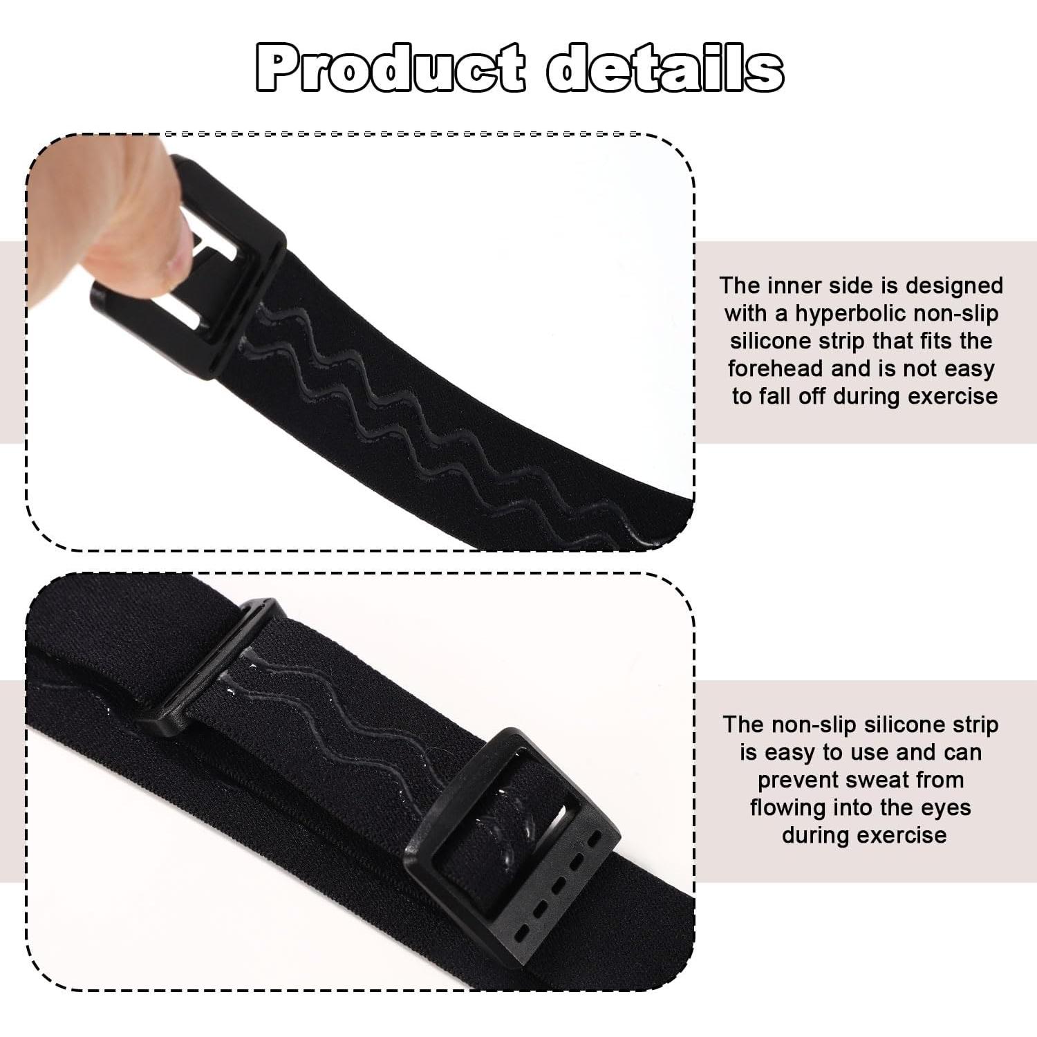 Correa Elástica para Linterna Frontal Tinoaly - Negro