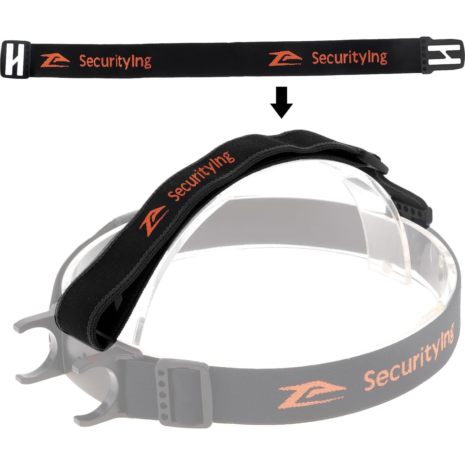 Correa de Linterna Frontal Ajustable SecurityIng 22-26mm