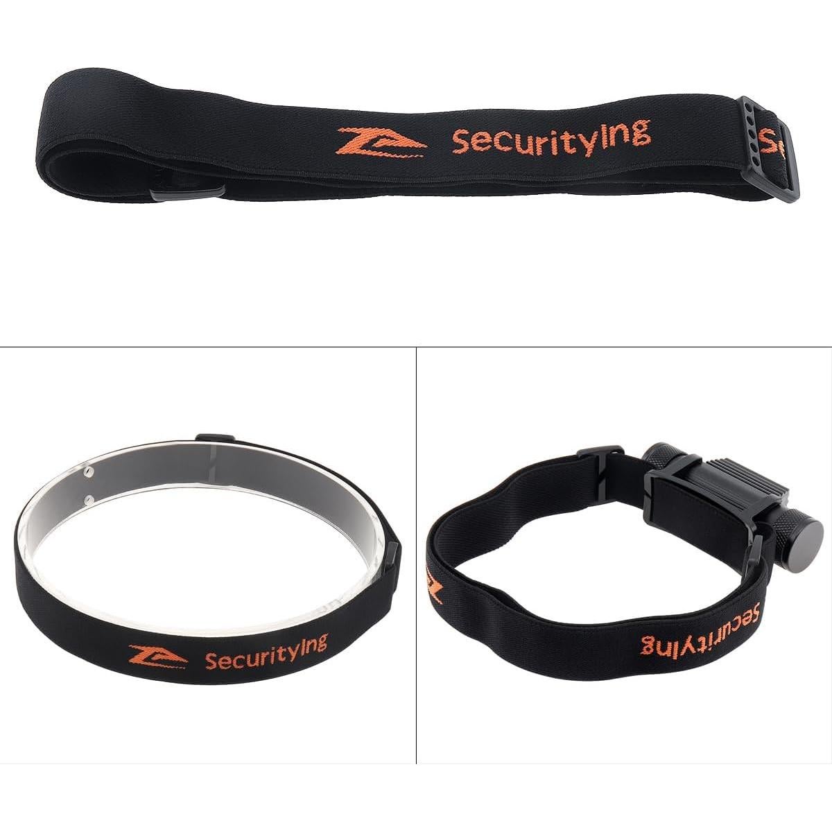 Correa de linterna ajustable SecurityIng 25mm elástica