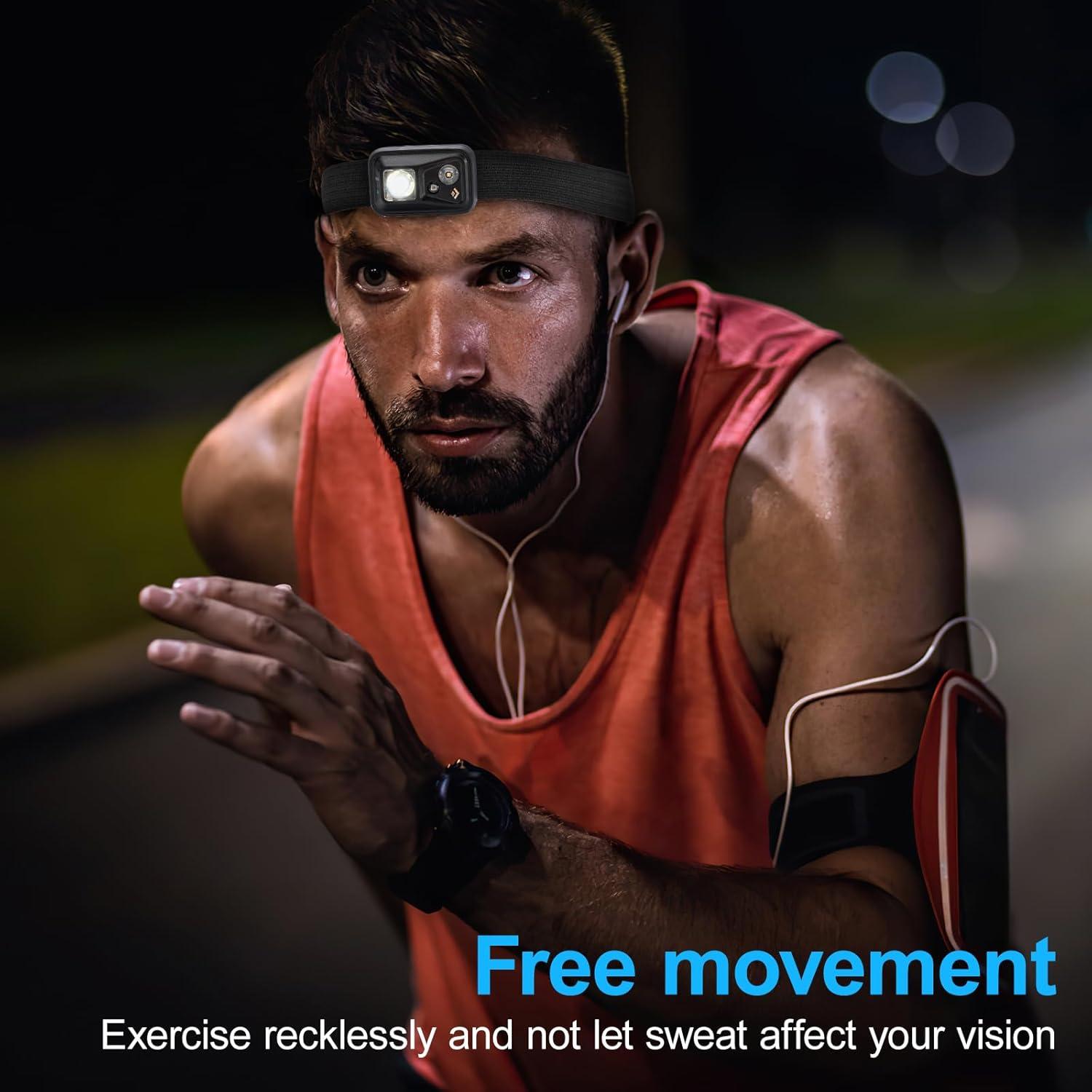 Correa de Linterna Frontal Elástica CONSMY 2 Unidades Antideslizante