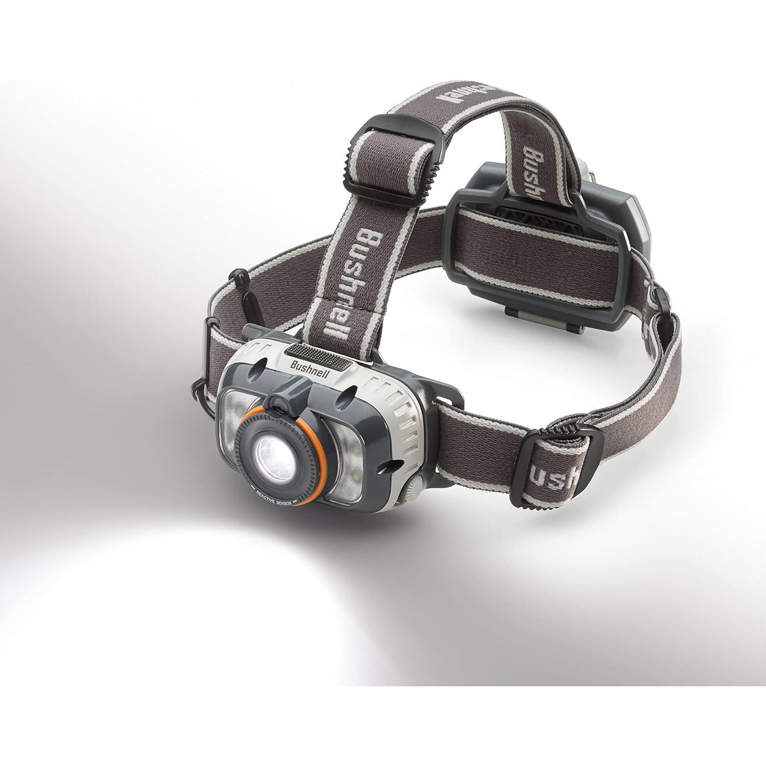 Linterna Frontal Bushnell Rubicon 500L 3AA 5 Modos Caza Camping