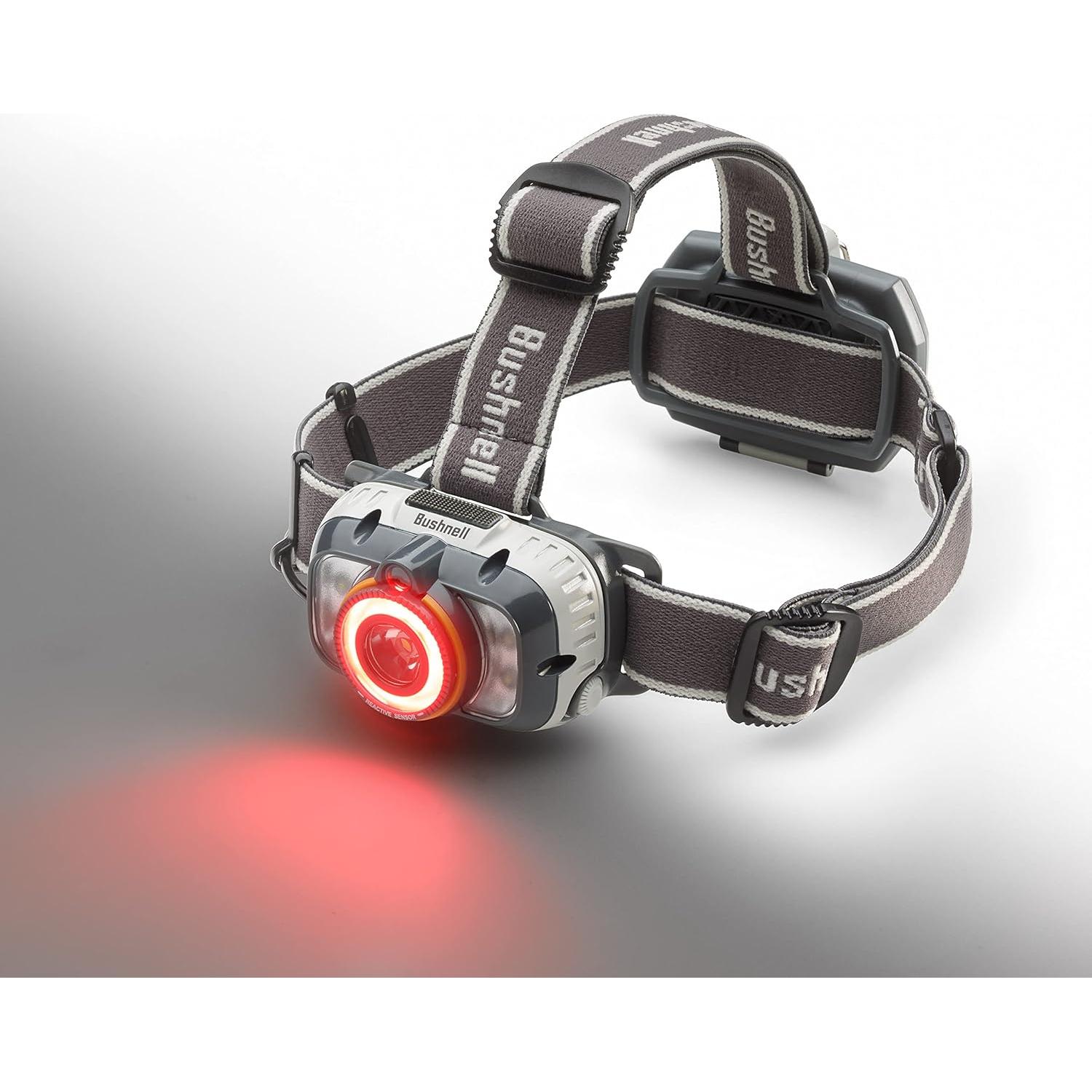 Linterna Frontal Bushnell Rubicon 500L 3AA 5 Modos Caza Camping