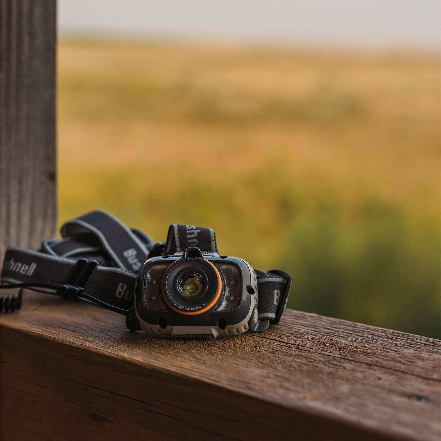 Linterna Frontal Bushnell Rubicon 500L 3AA 5 Modos Caza Camping