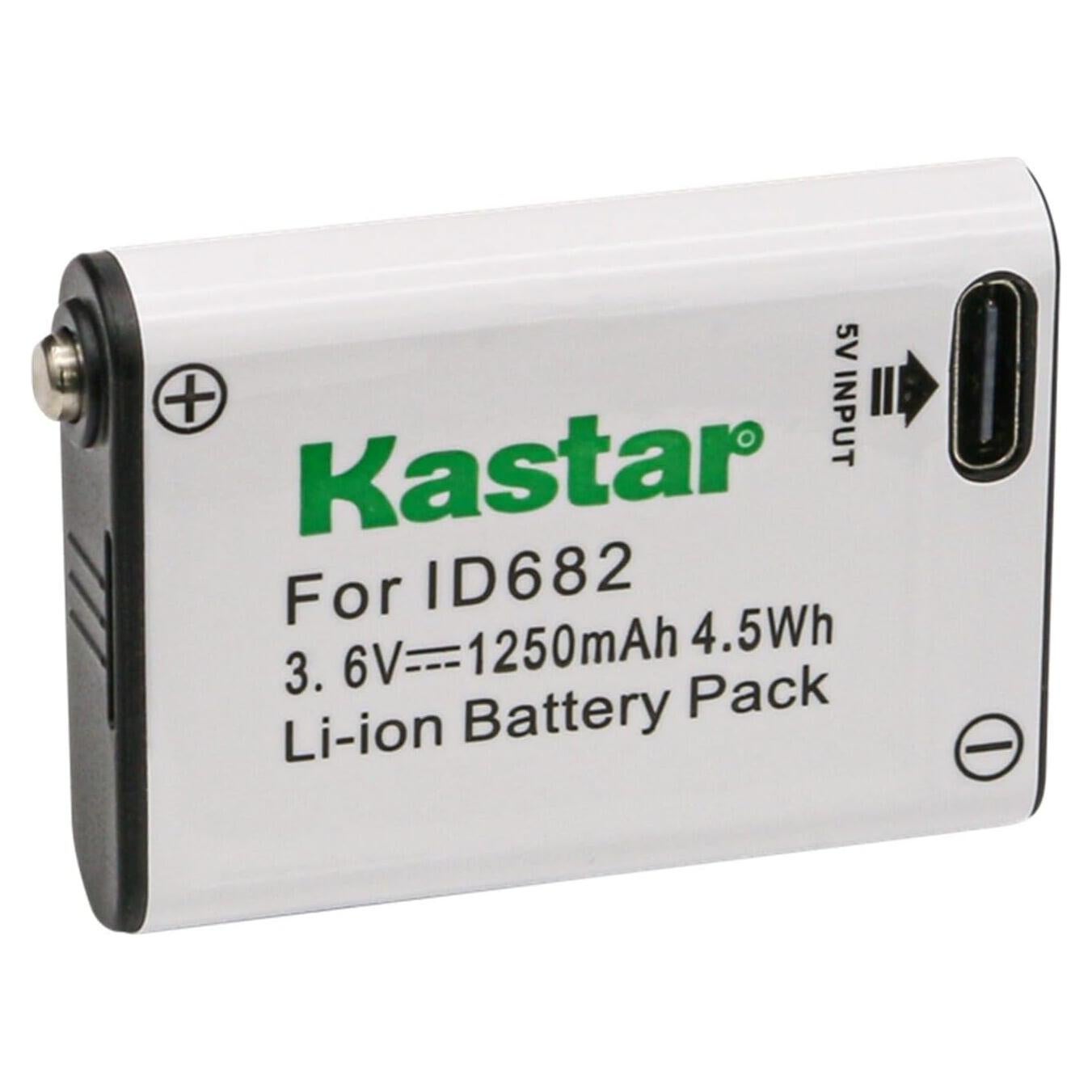 Batería Kastar Litio-Ion 1250mAh para Lámparas Frontales