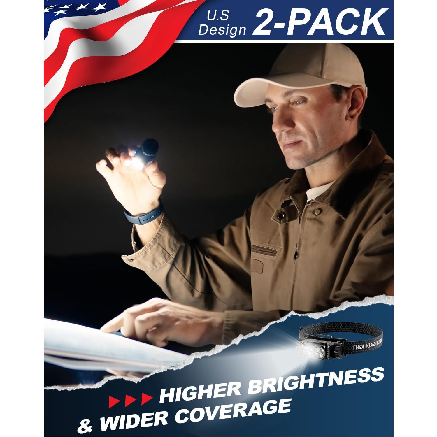 Linterna Frontal Recargable Keikuy BK 4500 Lúmenes IPX5