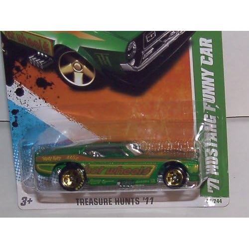 Hot Wheels 2011 Mustang Funny Car 1:64 Escala Treasure Hunt
