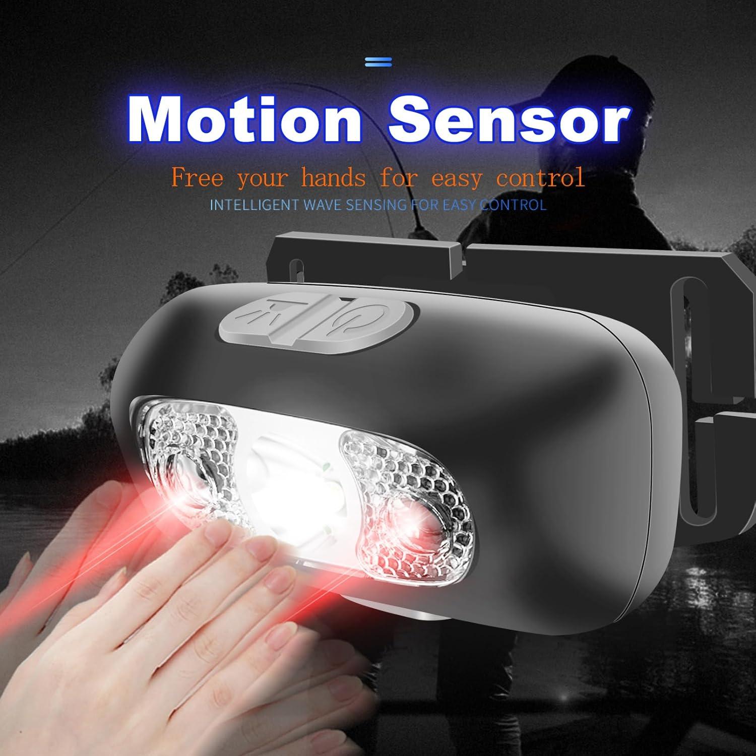 Linterna Frontal HILIYOT Recargable USB-C 350 Lúmenes IPX5