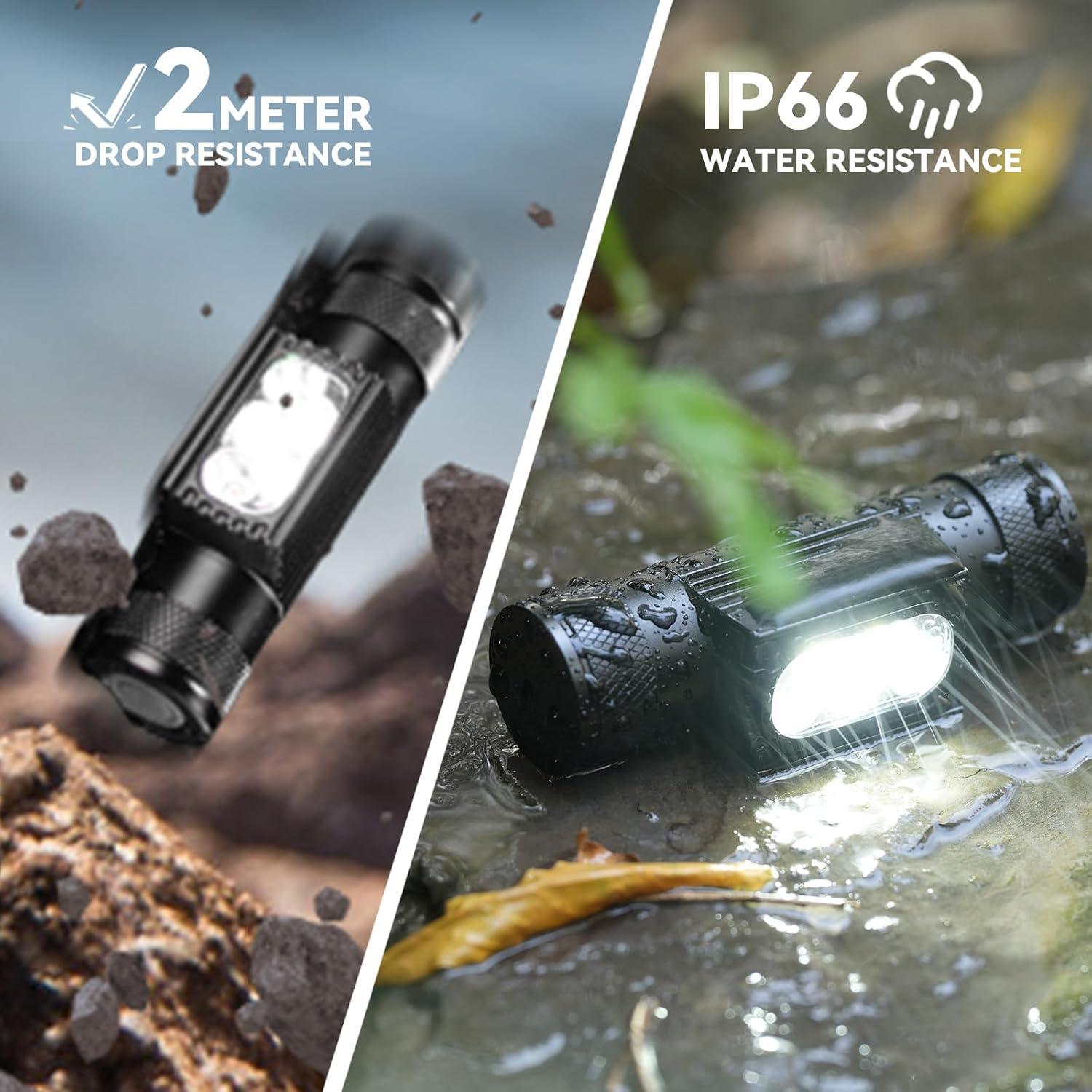 Linterna Frontal Recargable Sofirn H05B 1200 Lúmenes Luz Roja