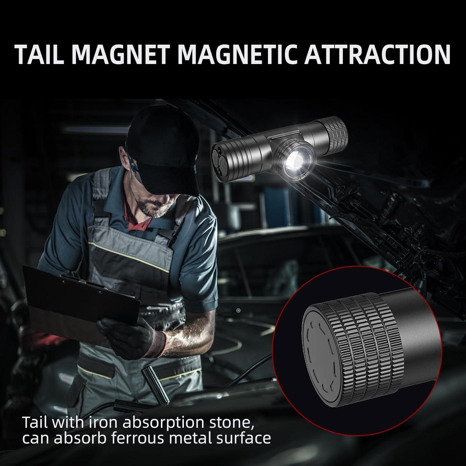 Linterna Frontal LED Recargable Changlinyd T11B IPX6 6 Modos