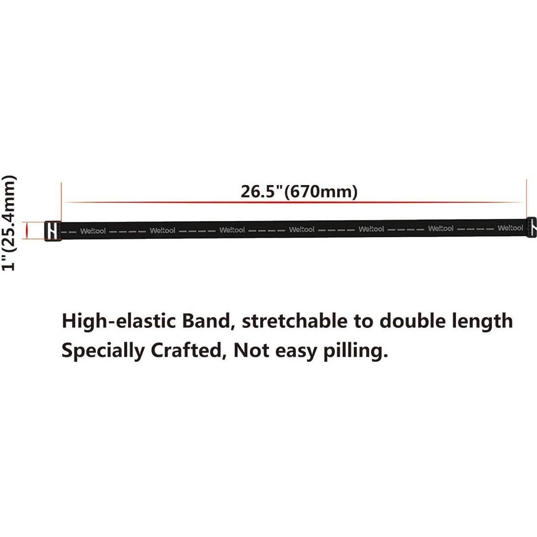 Correa Elástica Antideslizante Weltool para Linternas Frontales