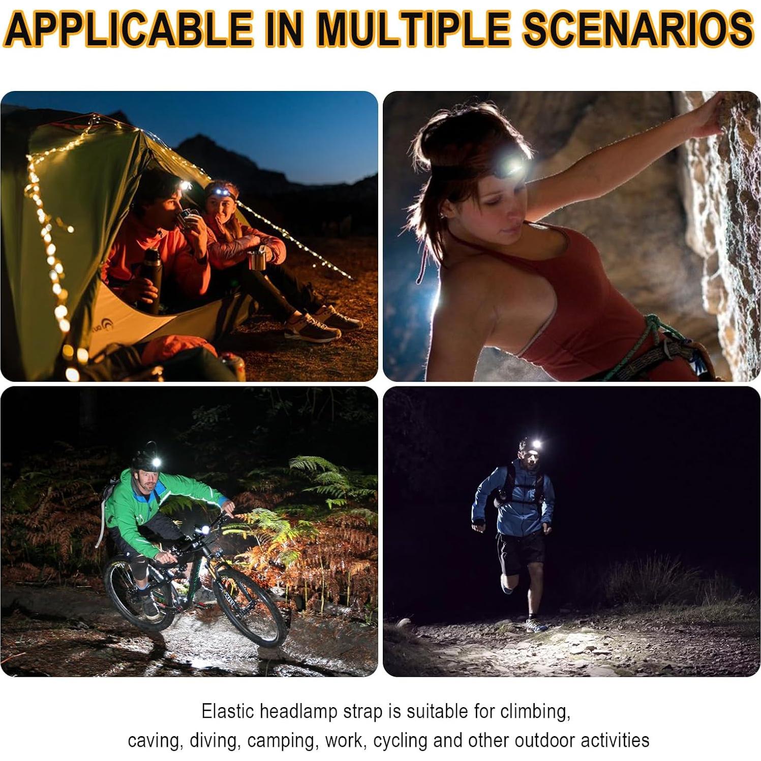 Correa Elástica para Linterna Frontal Dairrr Fuuu 65 cm