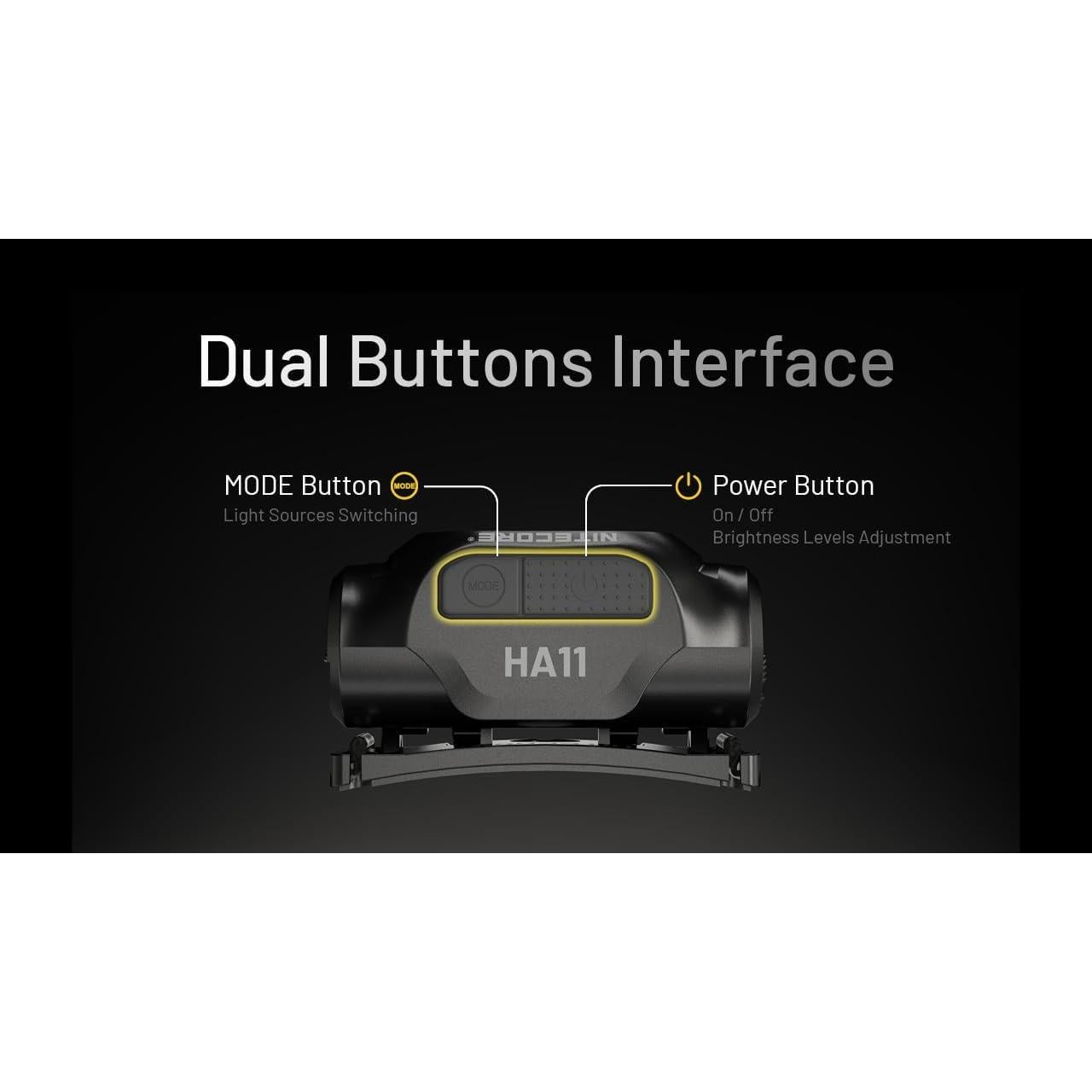 Linterna Frontal Nitecore HA11 240 Lúmenes Ultra Ligera