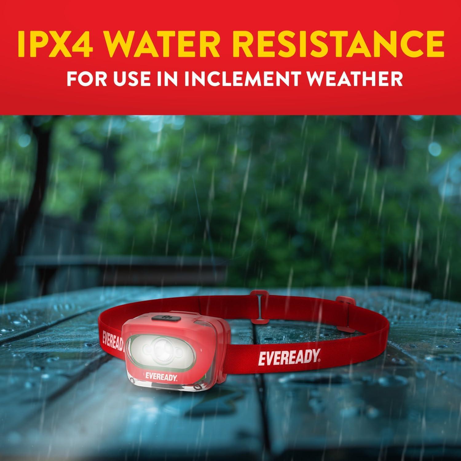 Linterna Frontal LED Recargable Eveready HDLLP 200 Lúmenes - 2 Paquete