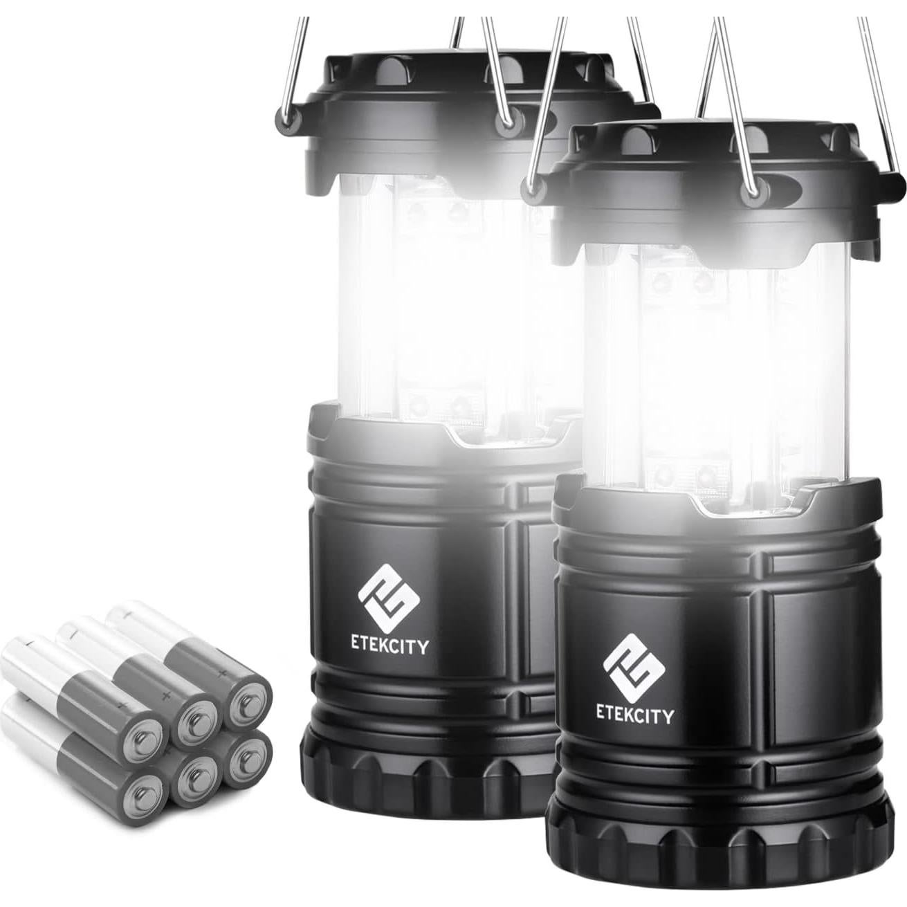 Energizer Linterna de Cabeza LED + Etekcity Linterna Camping 2-Pack