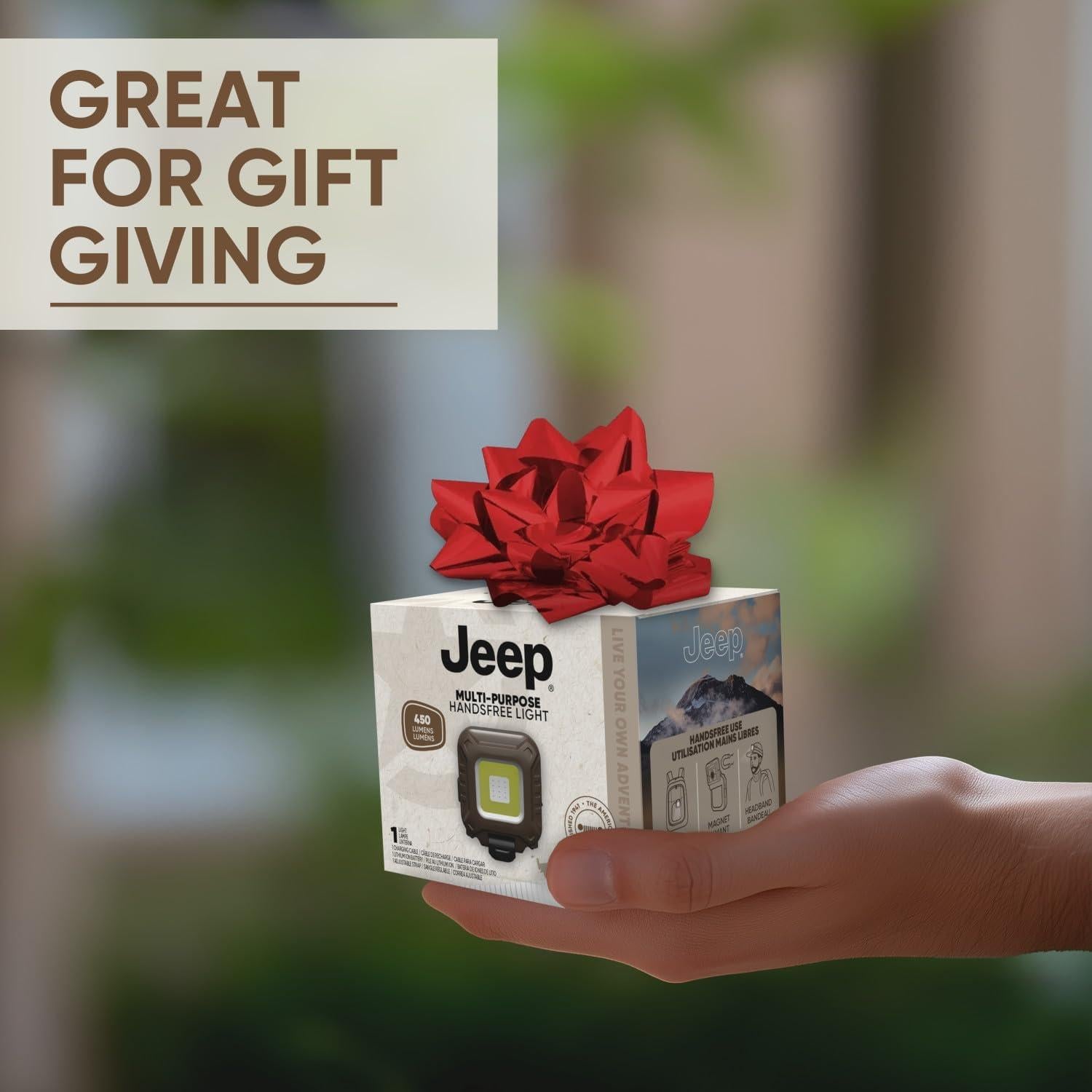 Luz LED recargable Energizer Jeep, 450 lúmenes, multiusos