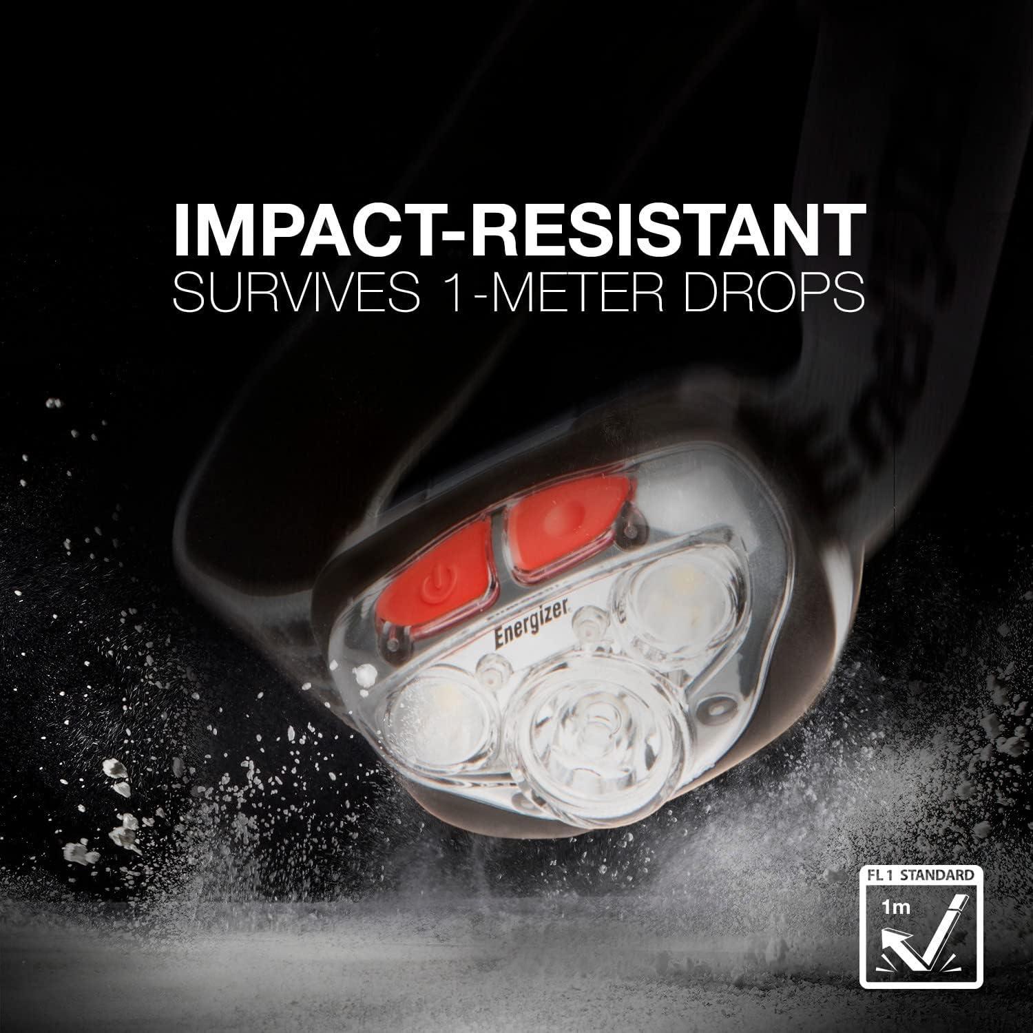 Paquete Linterna Frontal LED Energizer + Comida Mountain House