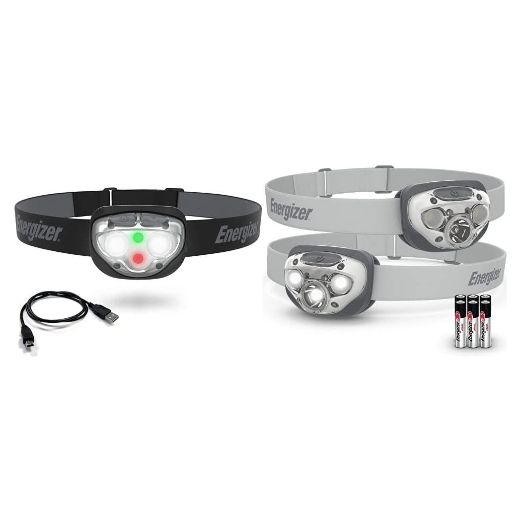 Energizer Linterna Frontal Recargable LED Pro400 y Vision HD+