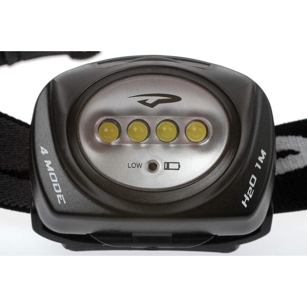 Linterna Frontal LED Princeton Tec QUAD - Impermeable Negro