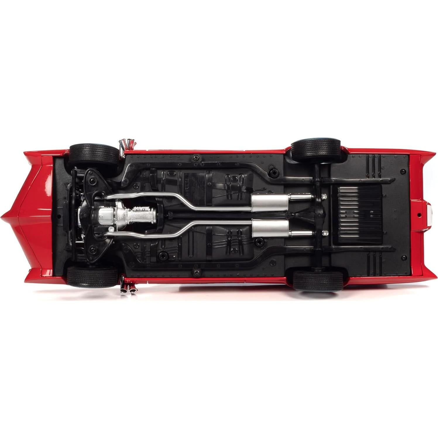 Monkeemobile Diecast 1:18 Round2 Rojo con Blanco