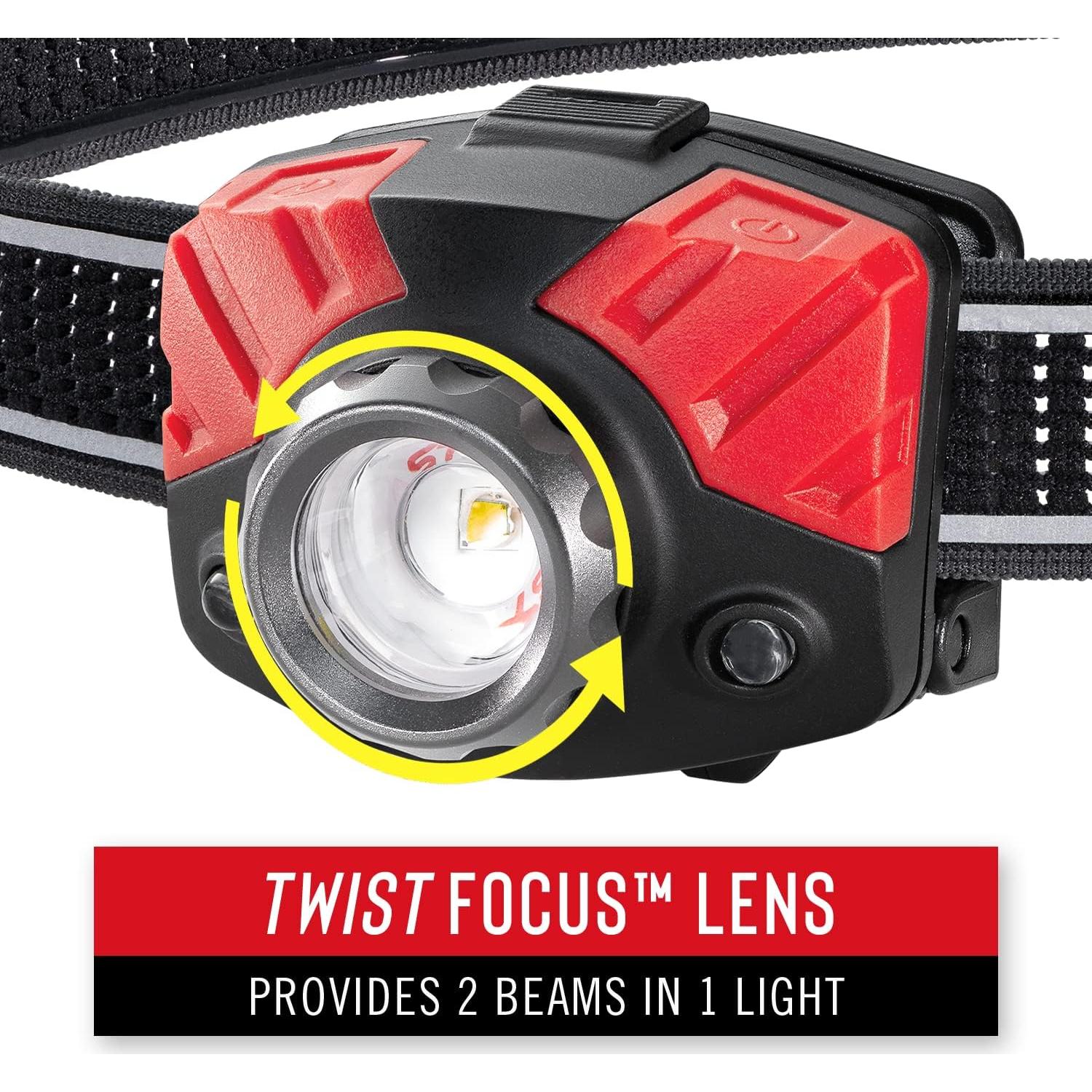 Linterna Frontal Coast FL75 700 Lúmenes LED Doble Color