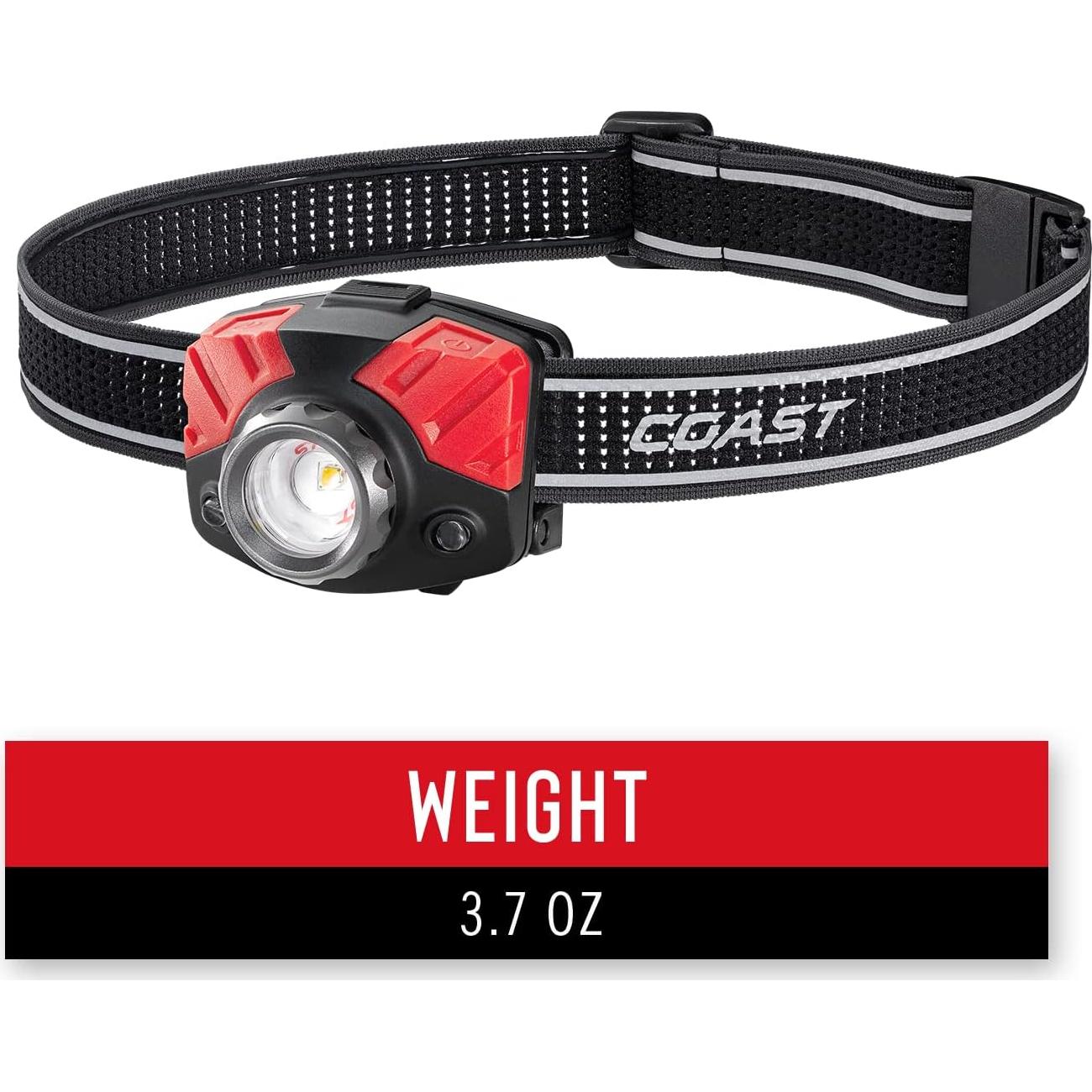 Linterna Frontal Coast FL75 700 Lúmenes LED Doble Color