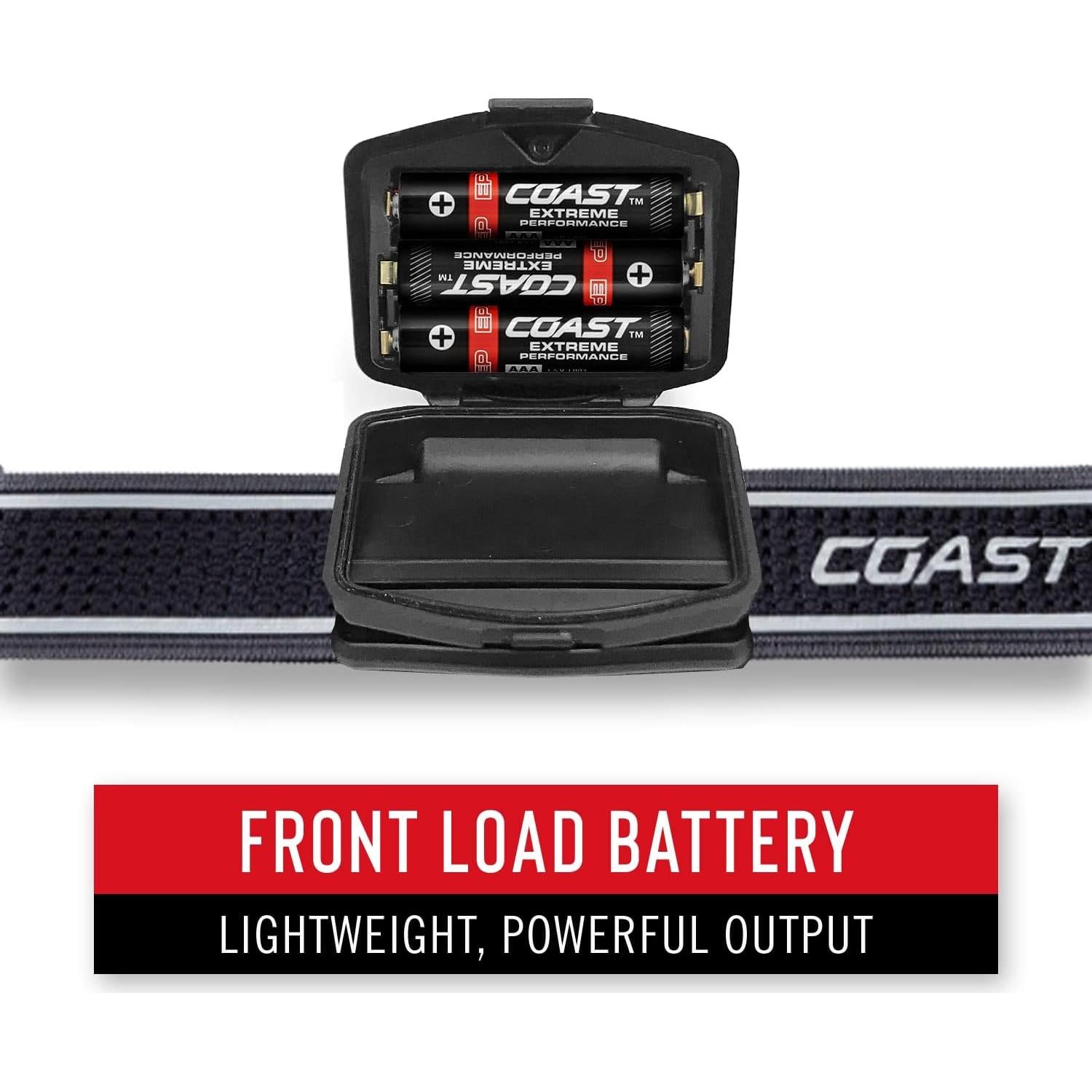 Linterna Frontal Coast FL75 700 Lúmenes LED Doble Color