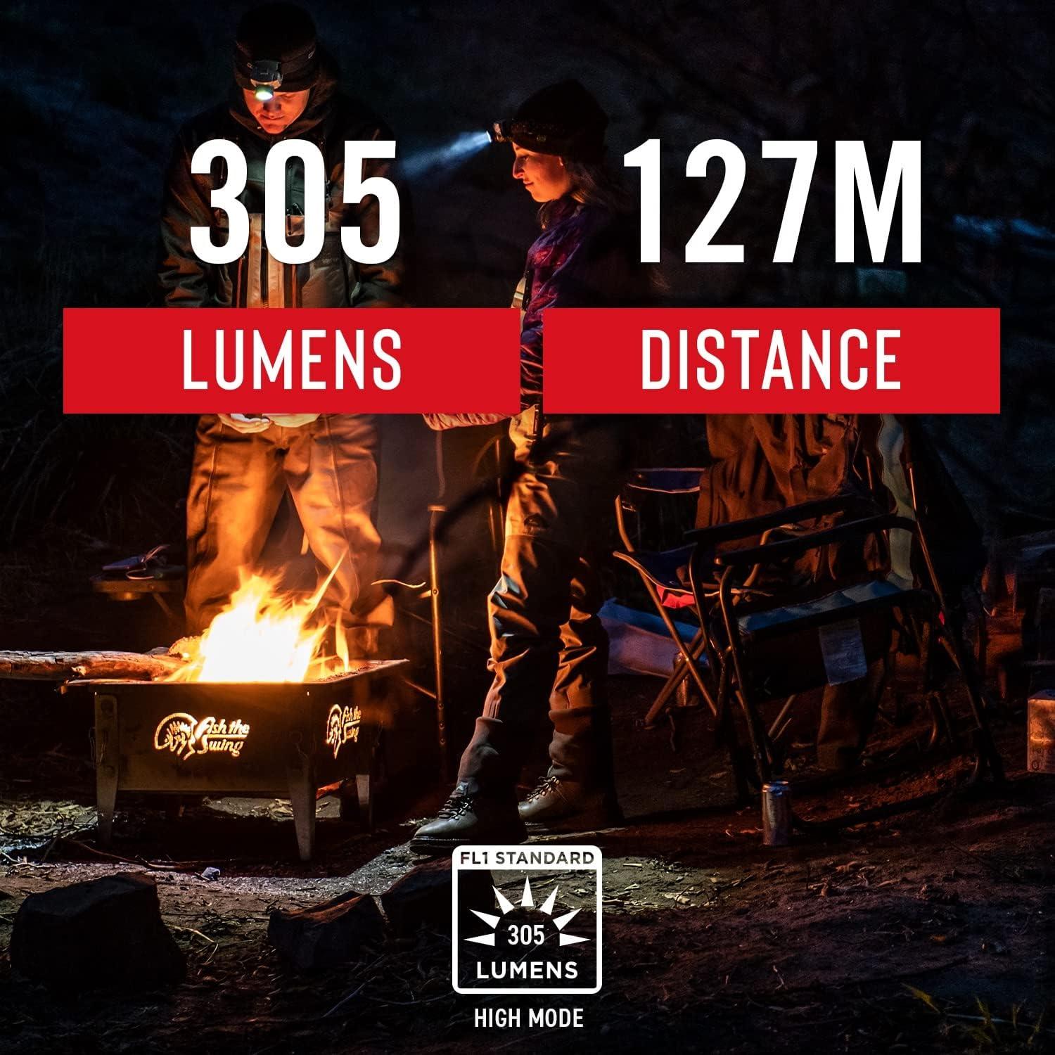 Linterna Frontal Coast HL7 330 Lúmenes Ajustable Negra