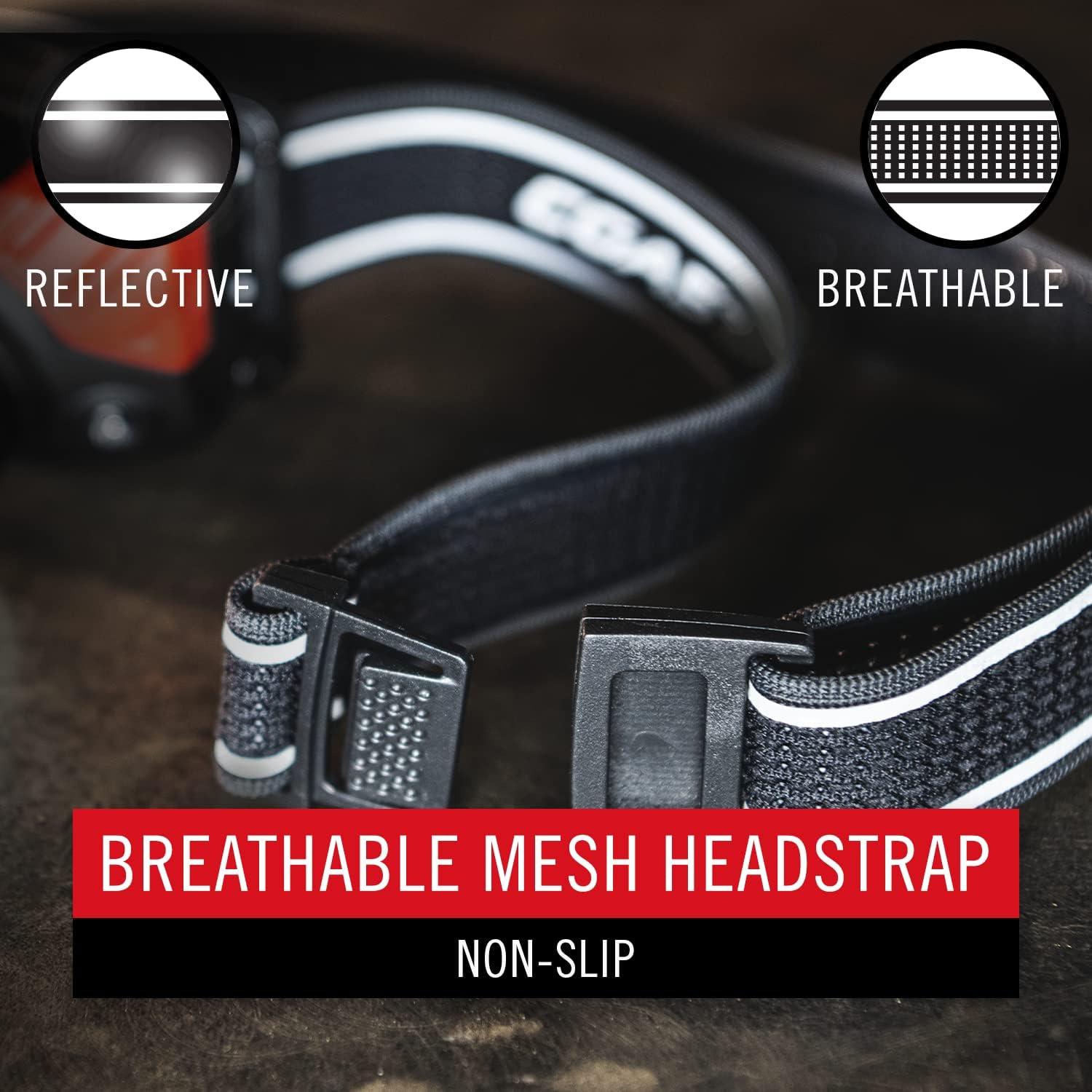 Linterna Frontal Recargable Coast RL20R 1000 Lúmenes LED Tri-Color