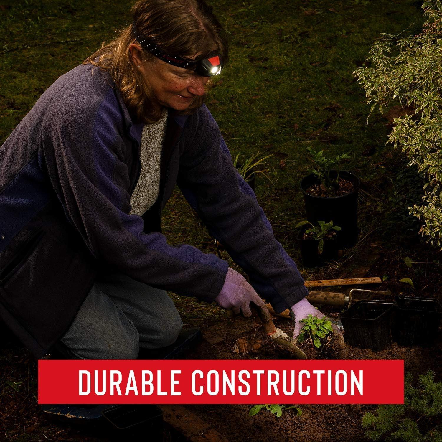 Linterna Frontal LED Coast FL19 365 Lúmenes Doble Color Negro