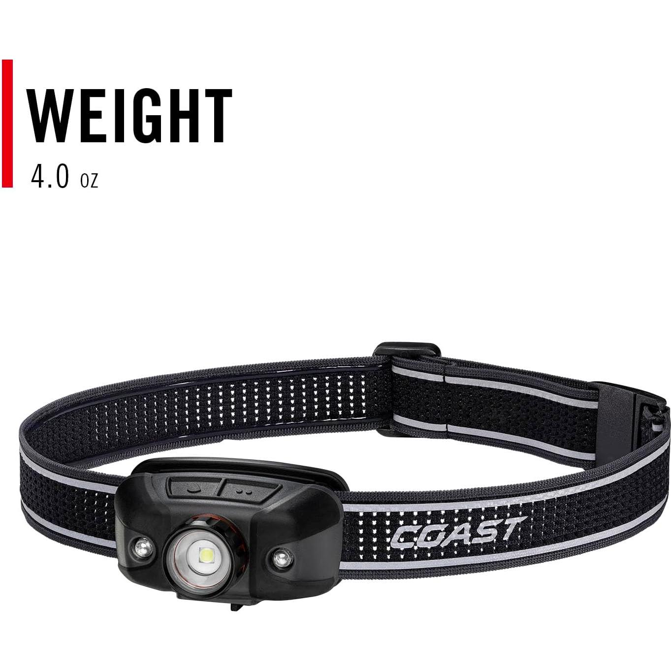 Linterna Frontal Recargable Coast FLX40R 800 Lúmenes IP54