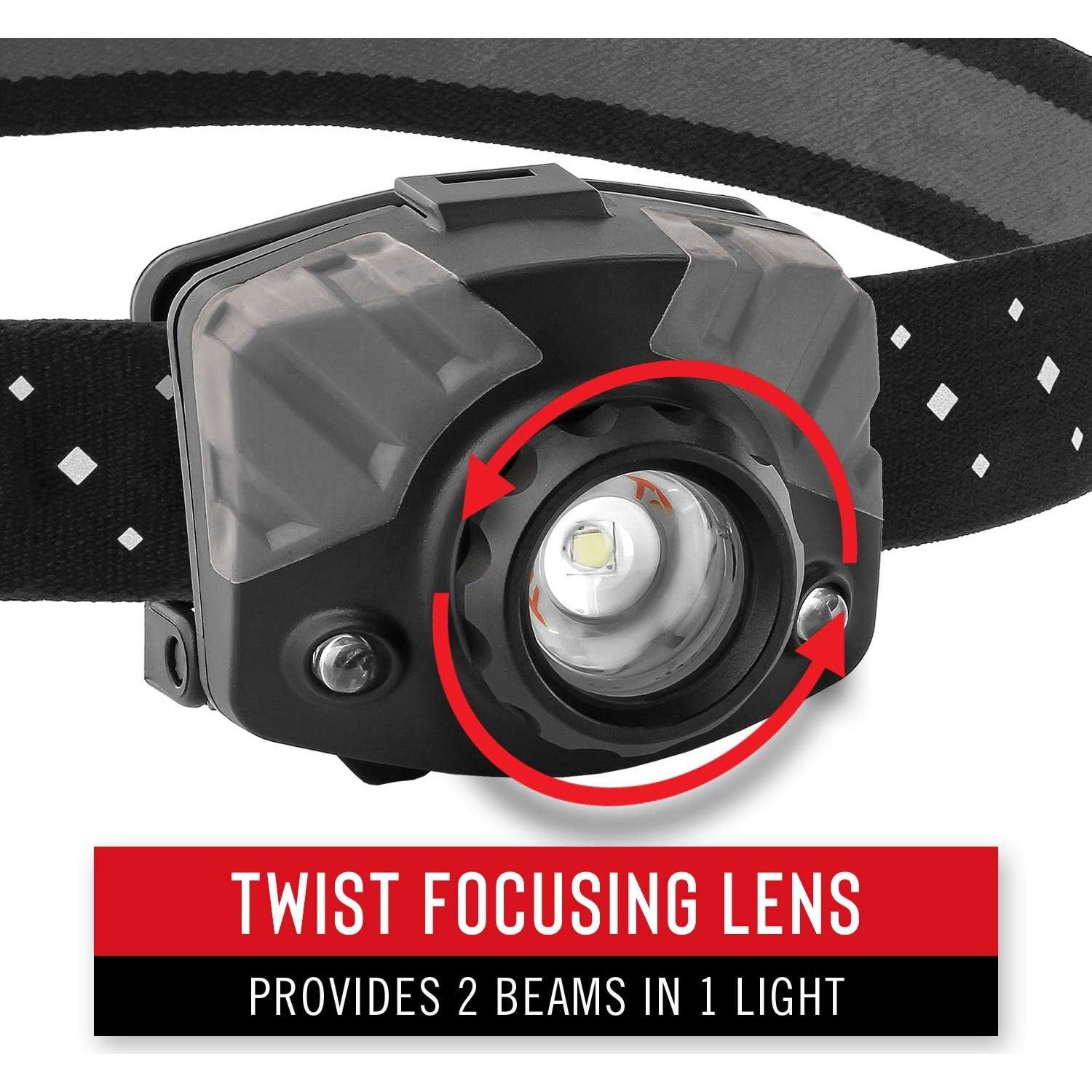 Linterna Frontal Recargable Coast FL78R 530 Lúmenes LED Tri-Color