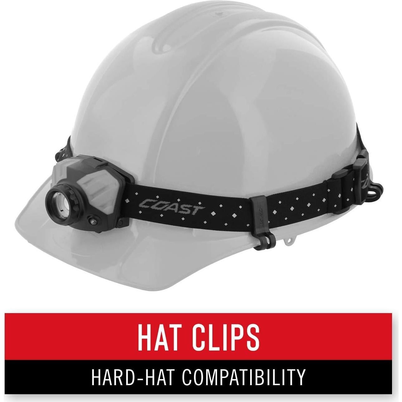 Linterna Frontal Recargable Coast FL78R 530 Lúmenes LED Tri-Color