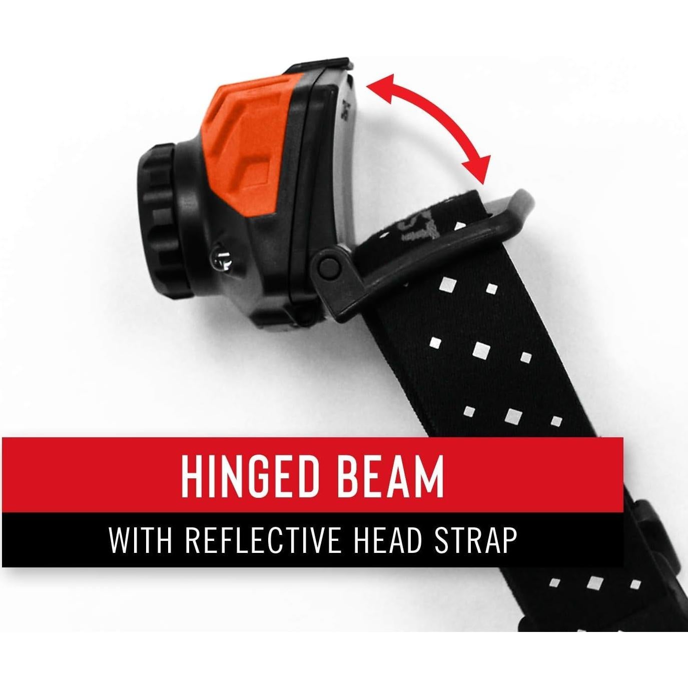 Linterna Frontal Recargable Coast FL75R 530 Lúmenes Naranja