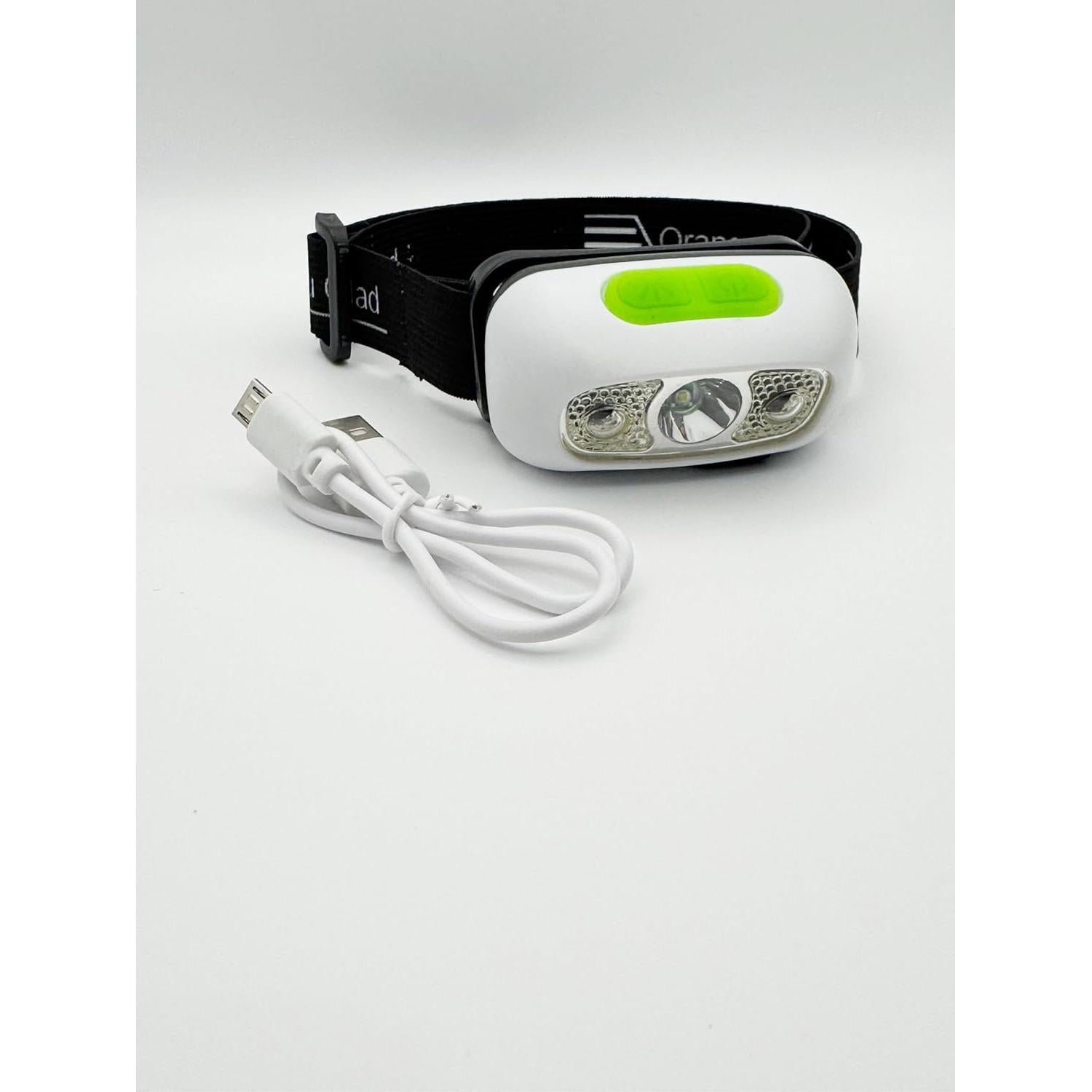 Linterna Frontal Recargable LED ¿Naranja Estás Contento? 58g