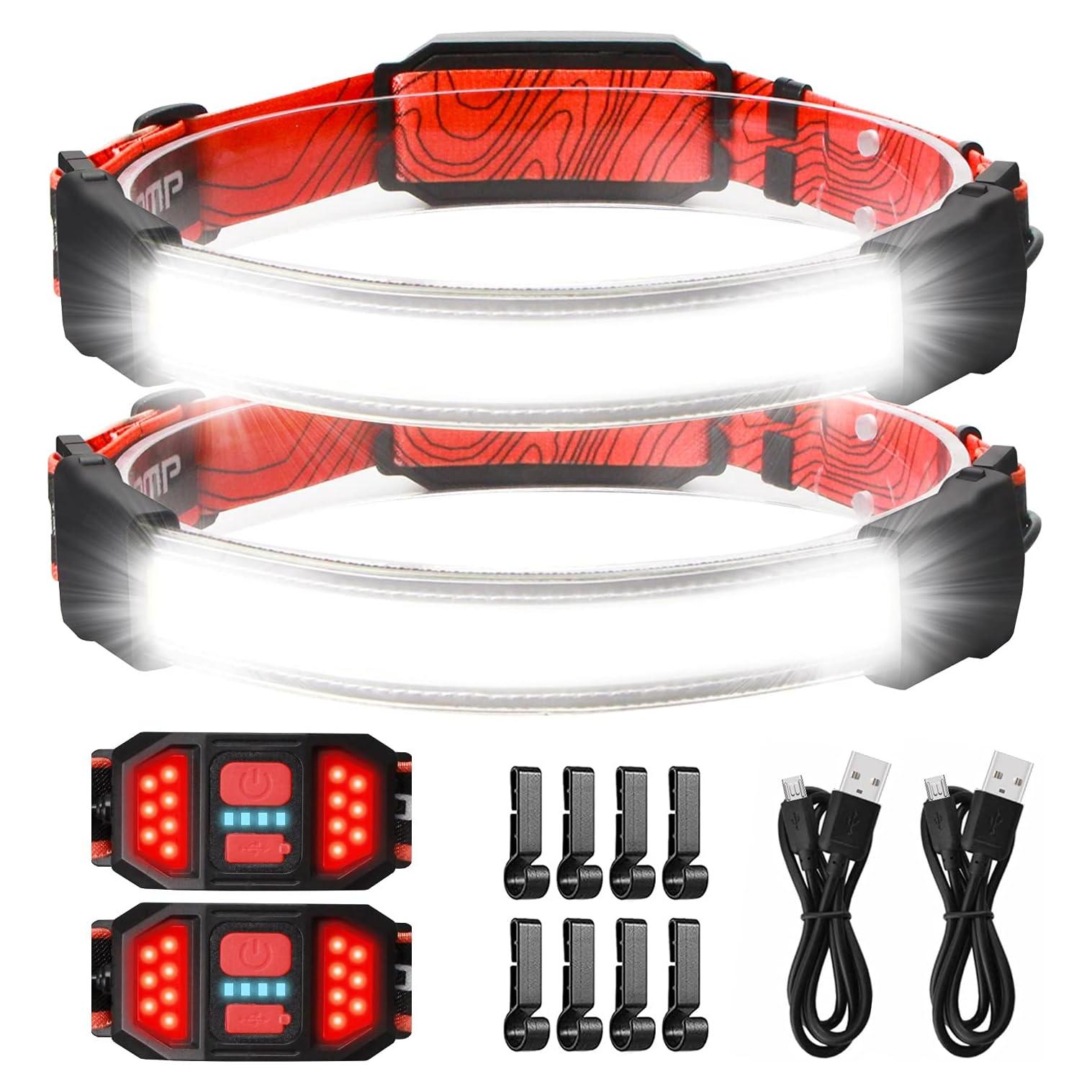 Linterna Frontal Recargable LED Spriak 1000 Lúmenes Impermeable